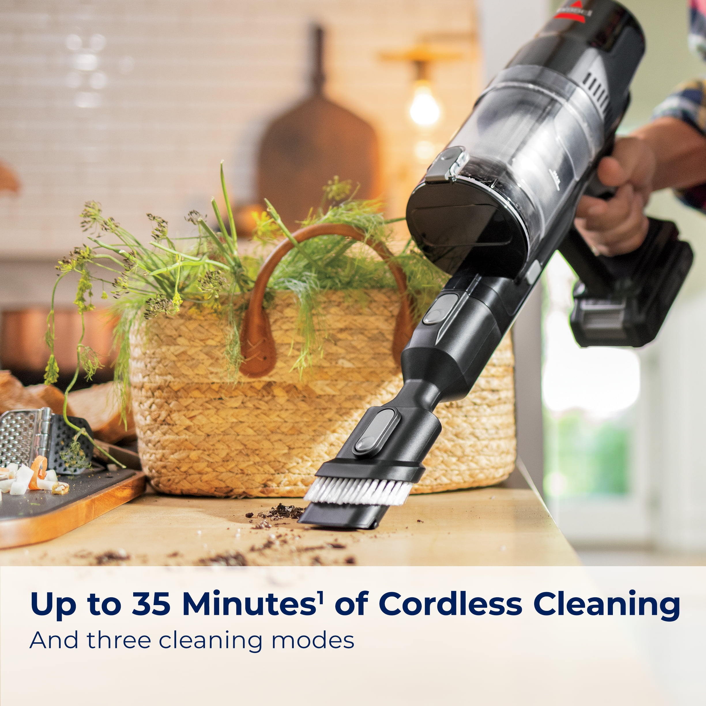 Bissell PowerLifter Lightweight Cordless Vacuum w/ Removable Battery, 35-min runtime, LED Lights, Removable Hand Vac, Black, 3789X - Image 4