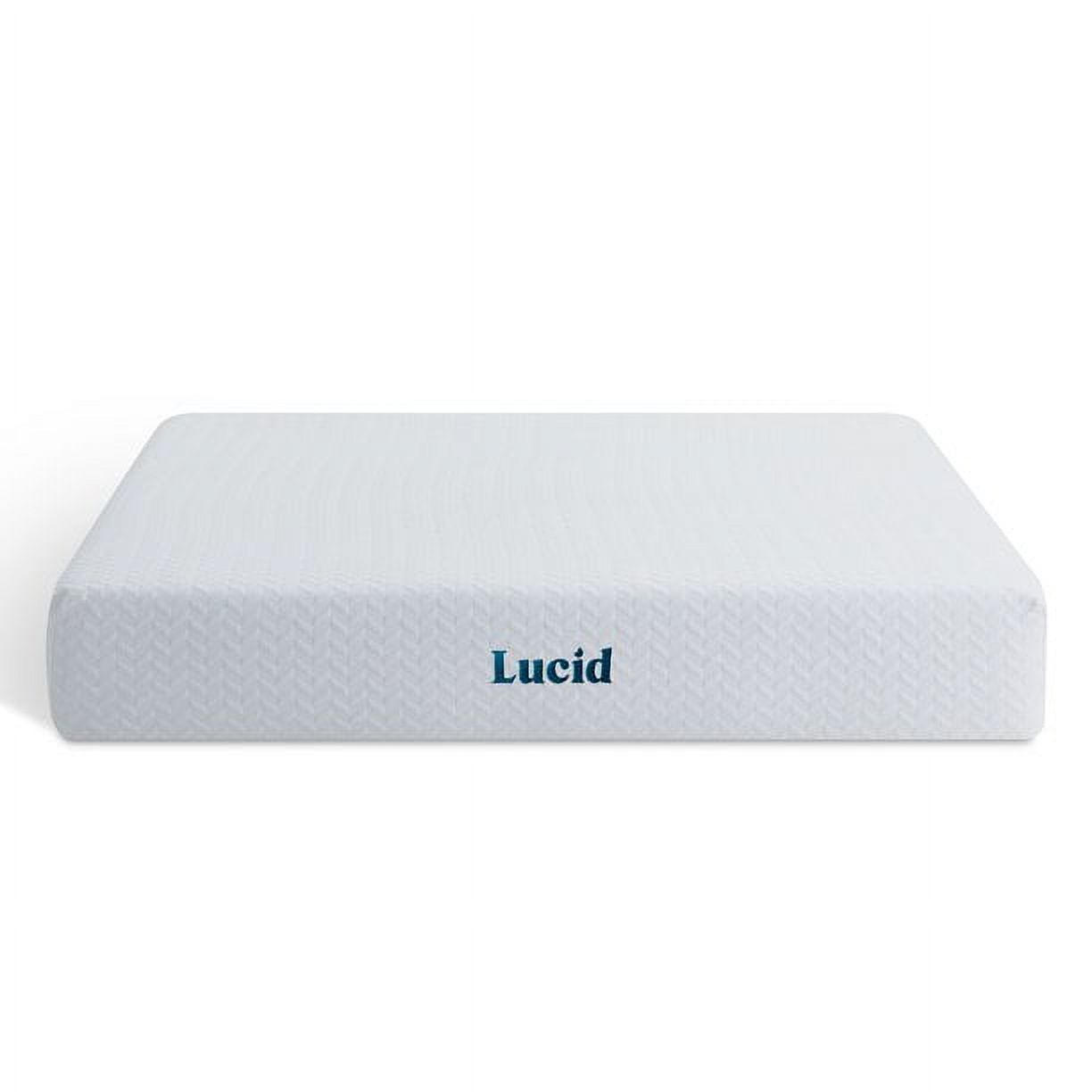 Lucid Refresh Queen Tight Top 10" Firm Memory Foam Mattress with Gel Infusion and Ventilation - Image 13
