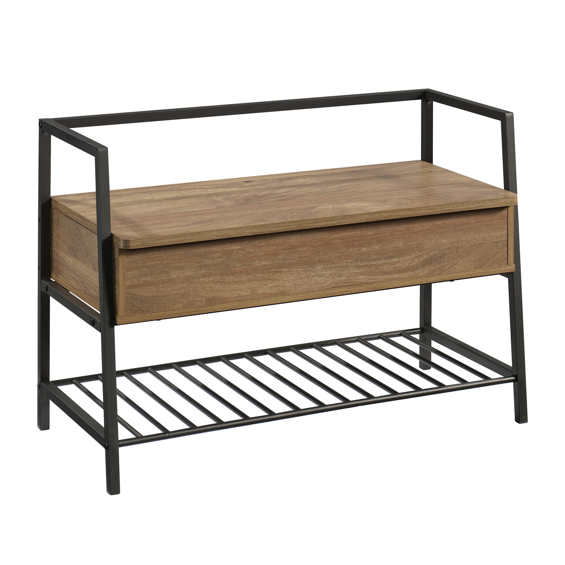 Sauder North Avenue Storage Bench, Sindoori Mango Finish - Image 8