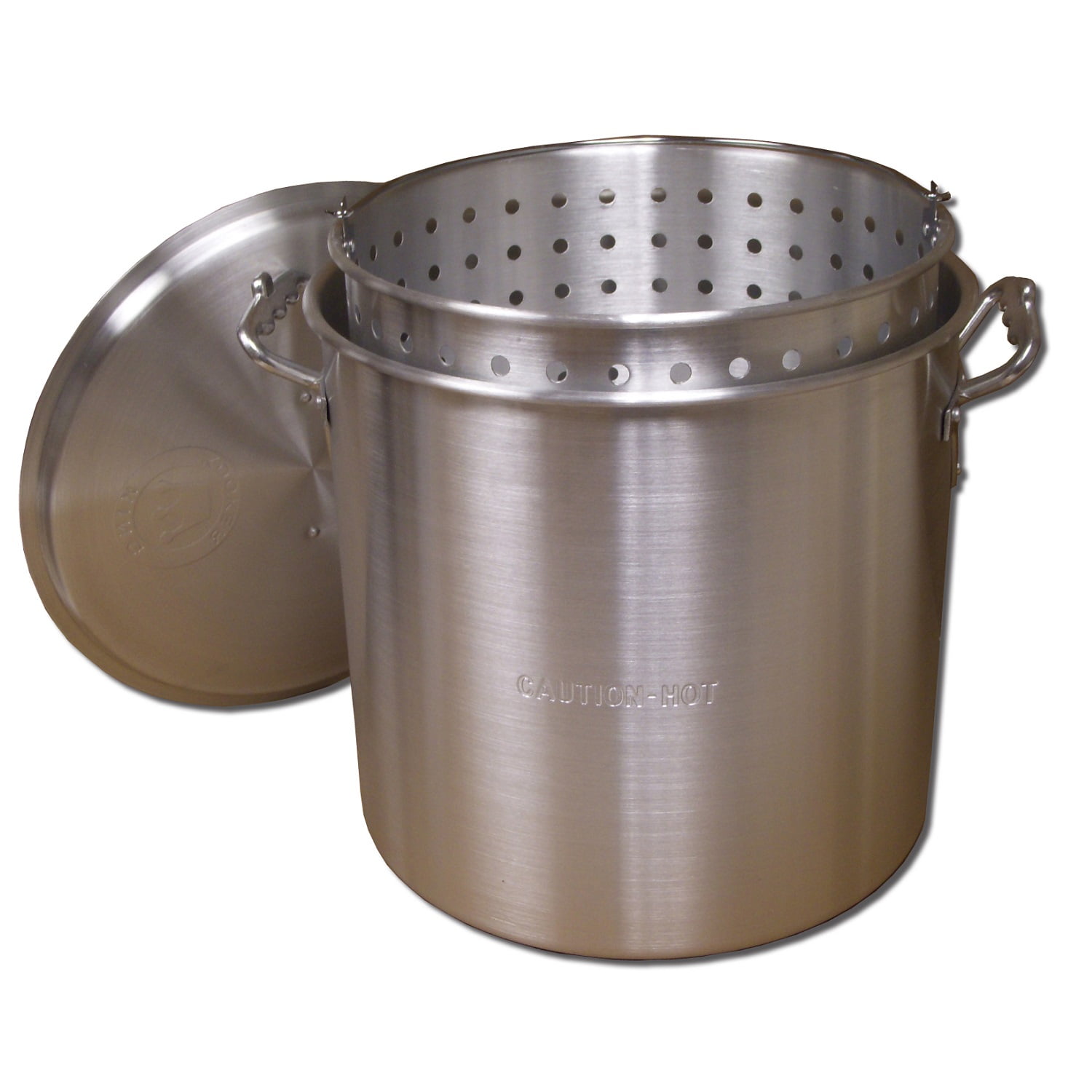 King Kooker #KK60 - 60Qt Aluminum Pot with Basket and Lid - Image 2