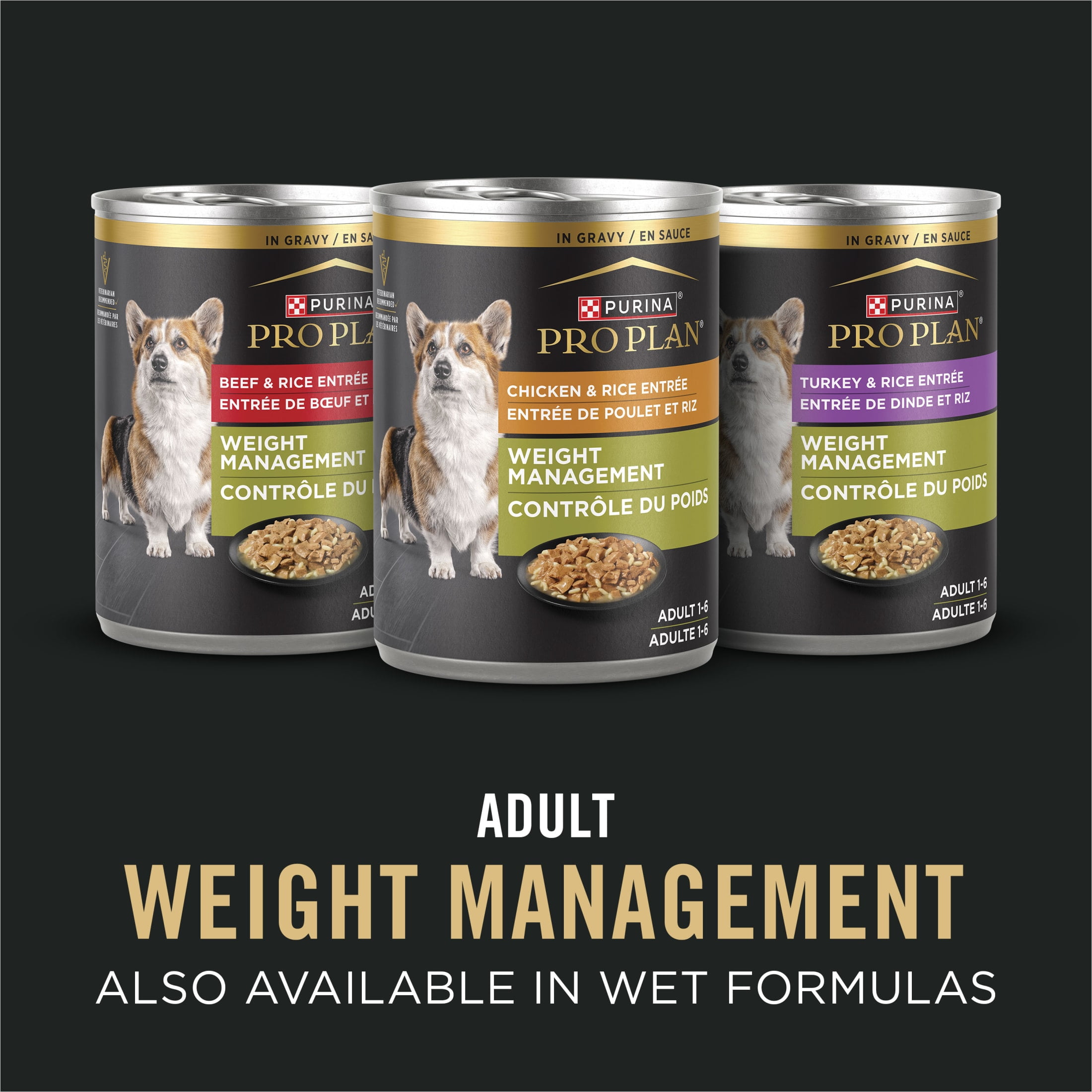 Purina Pro Plan Adult 7 Plus Weight Management Shredded Blend Chicken and Rice Formula Dog Food Senior Formula, 34 lb Bag - Image 6
