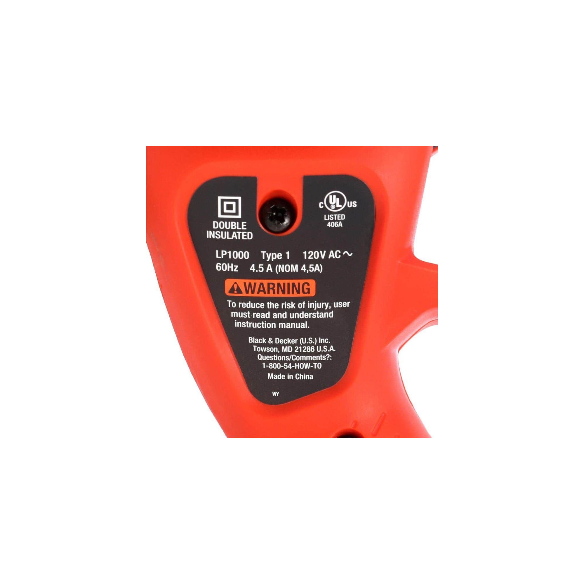 BLACK+DECKER LP1000 4.5 Amp Corded Alligator Lopper Chain Saw - Image 10