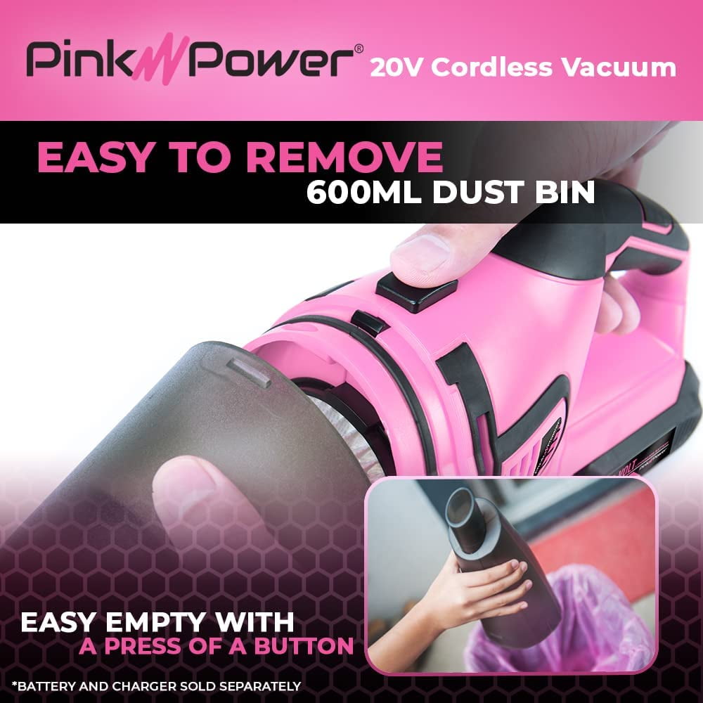 Pink Power Vacuum (TOOL ONLY - Does Not Include Battery or Charger) - Image 2