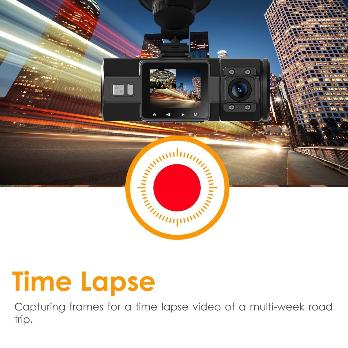 Vantrue N2 PRO - Dual Dash Cam - Sony Exmor HD Sensor - Infrared Night Vision (2023 Version) - Image 2