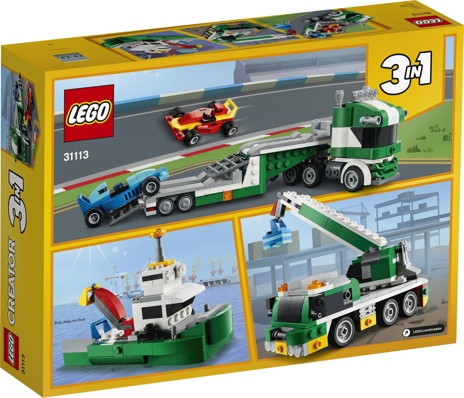 LEGO Race Car Transporter 31113 Building Set (328 Pieces) - Image 8