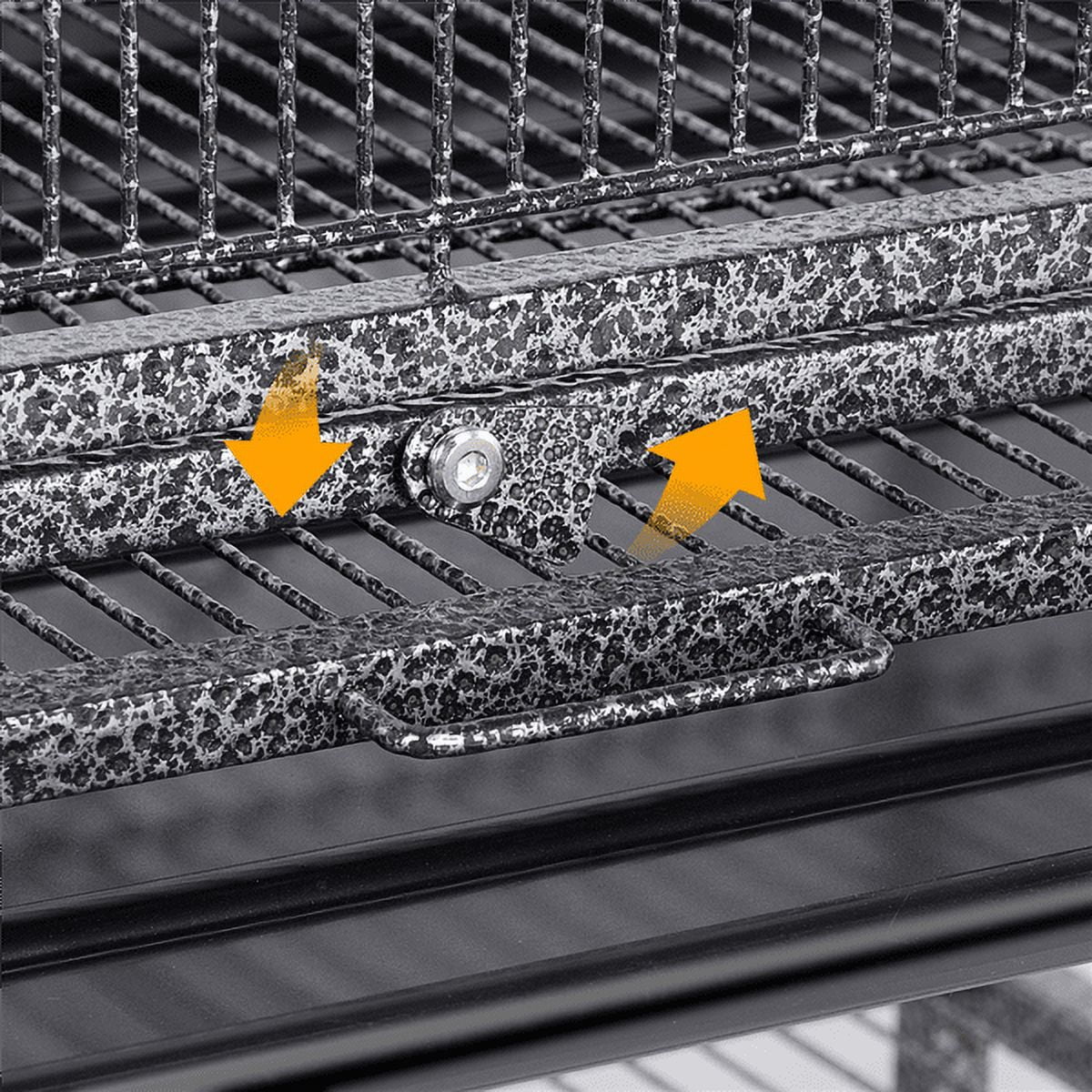 Renwick 69" H Extra Large Rolling Bird Cage with Detachable Stand, Black - Image 6