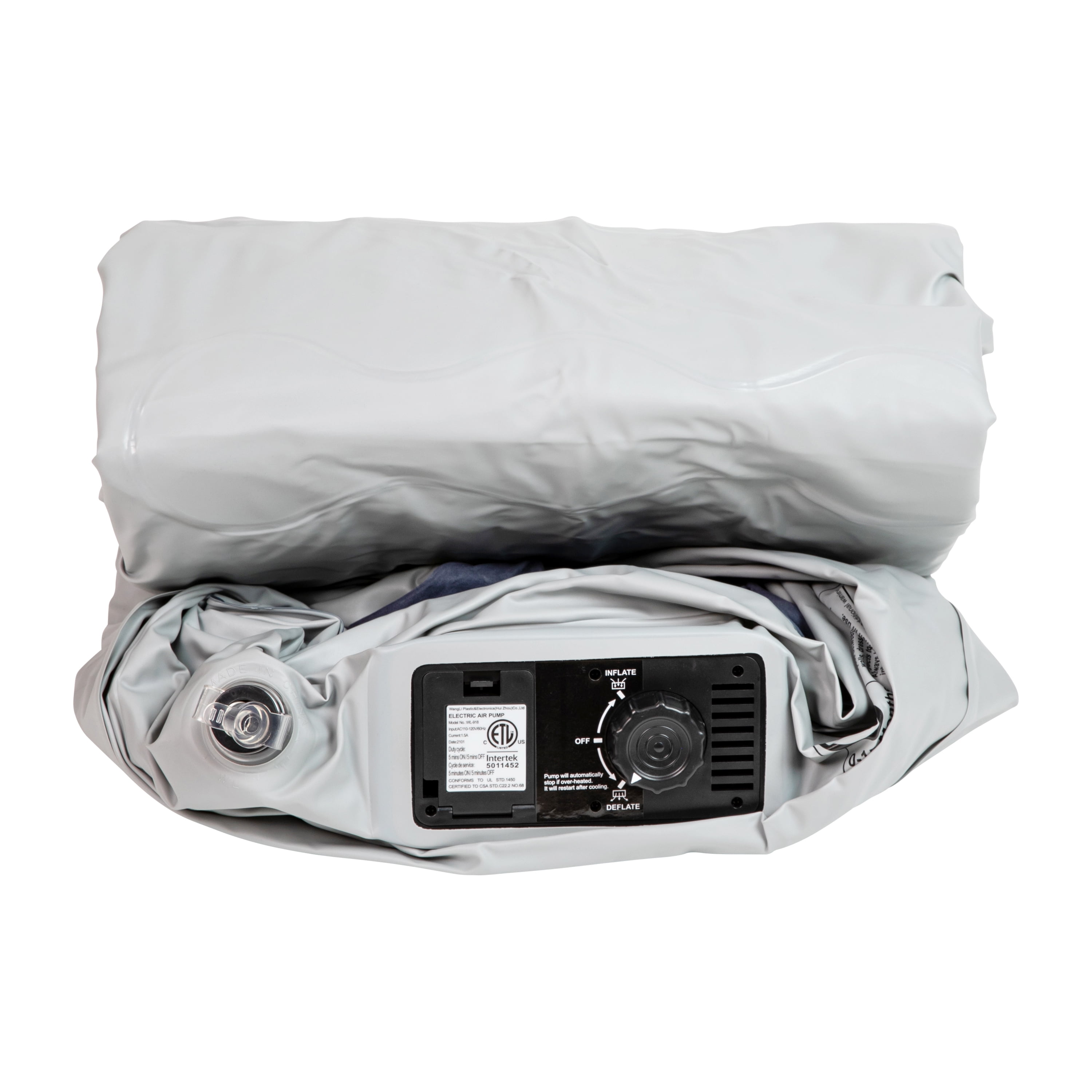 Flash Furniture 18 inch Air Mattress with ETL Certified Internal Electric Pump and Carrying Case - Twin - Image 7