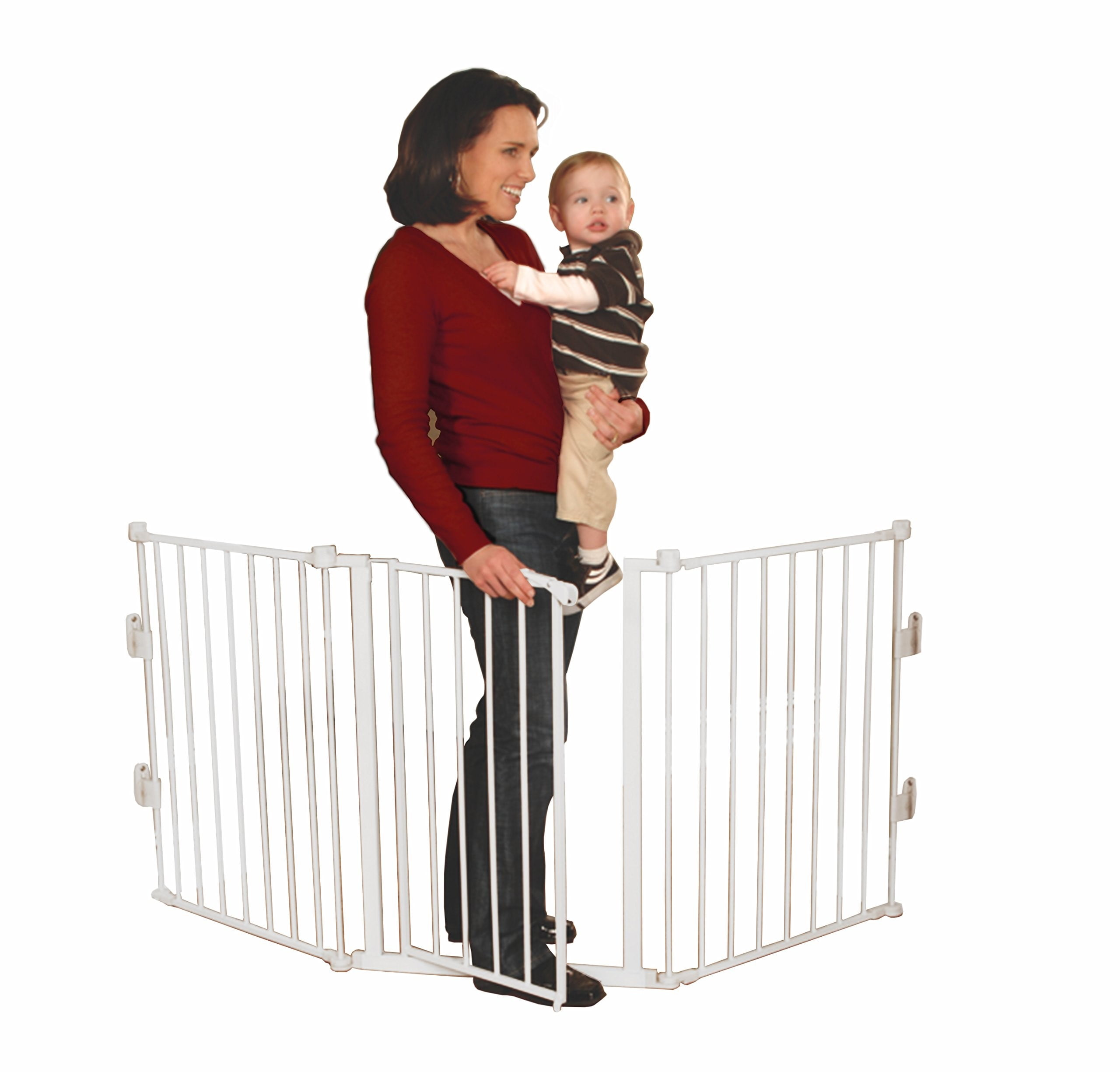 Regalo 76 Inch Super Wide Baby Gate, 3-Panel Baby Safety Gate, Configurable, Age Group 6 to 24 Months - Image 5