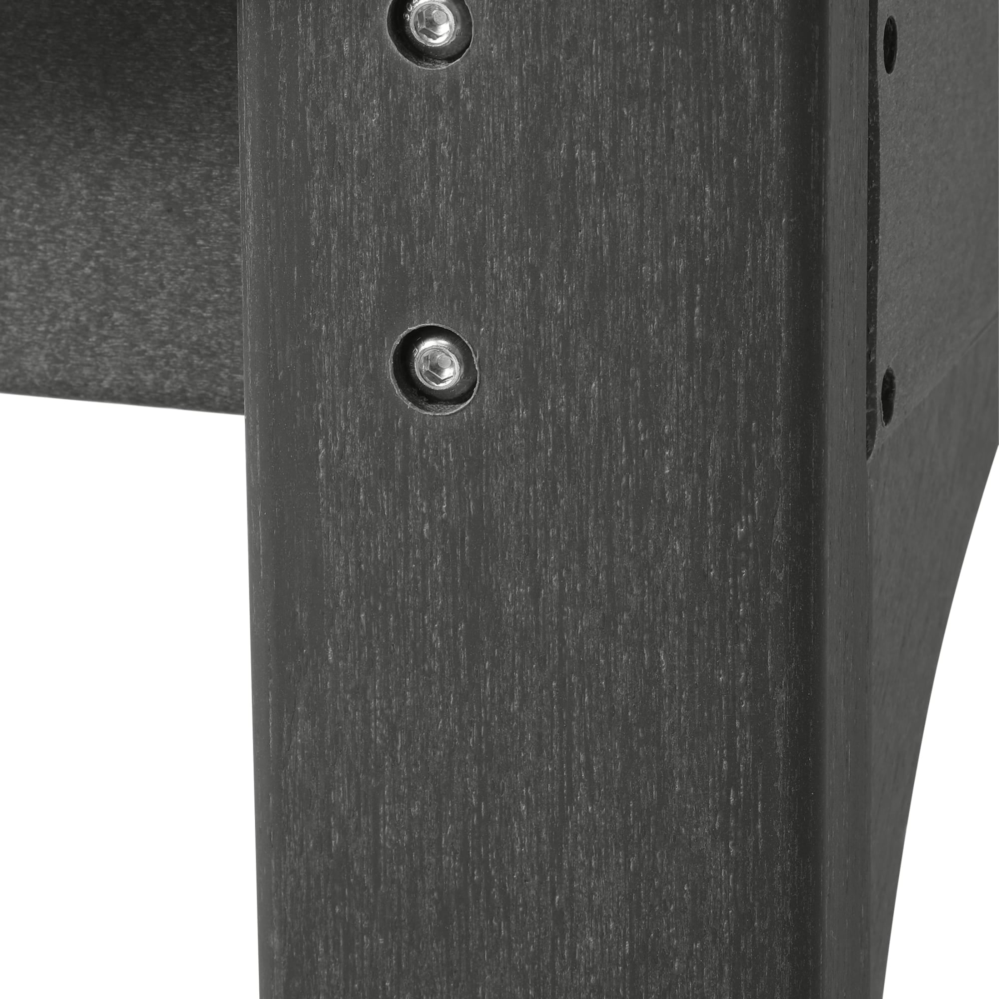 WestinTrends Malibu 46" length backless Outdoor Garden Bench, Gray - Image 2