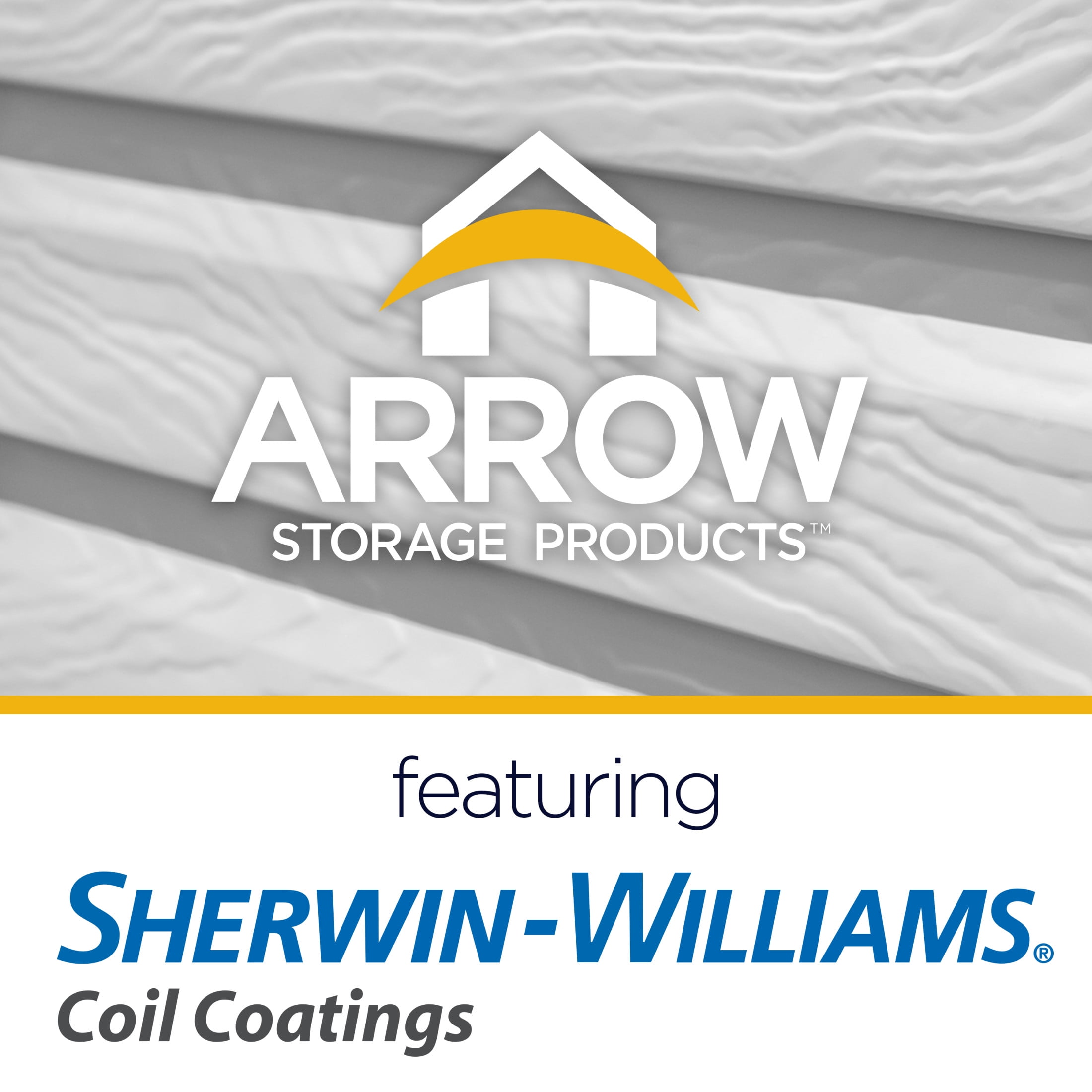 Arrow Select 8 x 4 x 6 ft Flute Grey Steel Storage Shed - Image 11