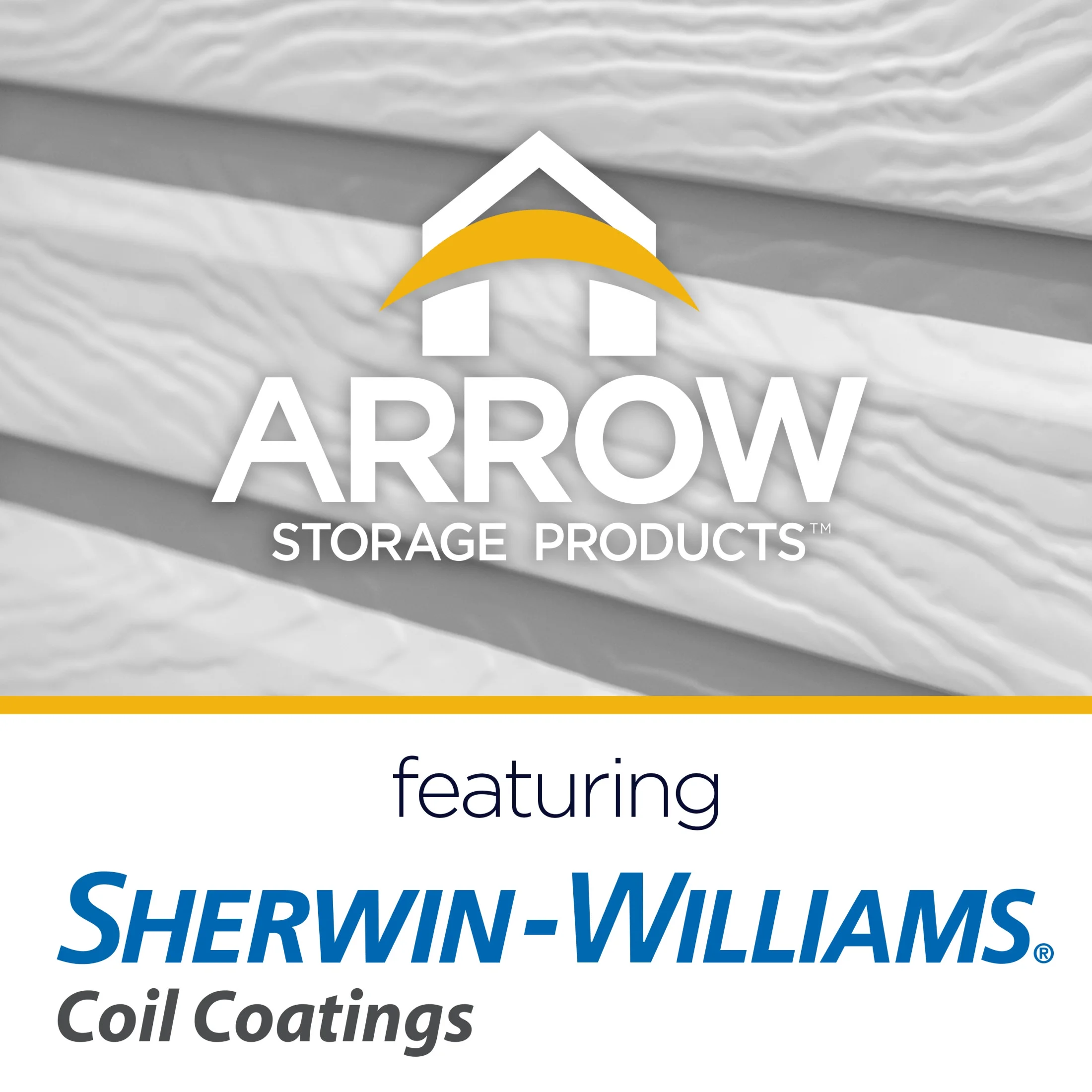 Arrow Select 6 x 7 x 7 ft Flute Grey Steel Storage Shed - Image 9