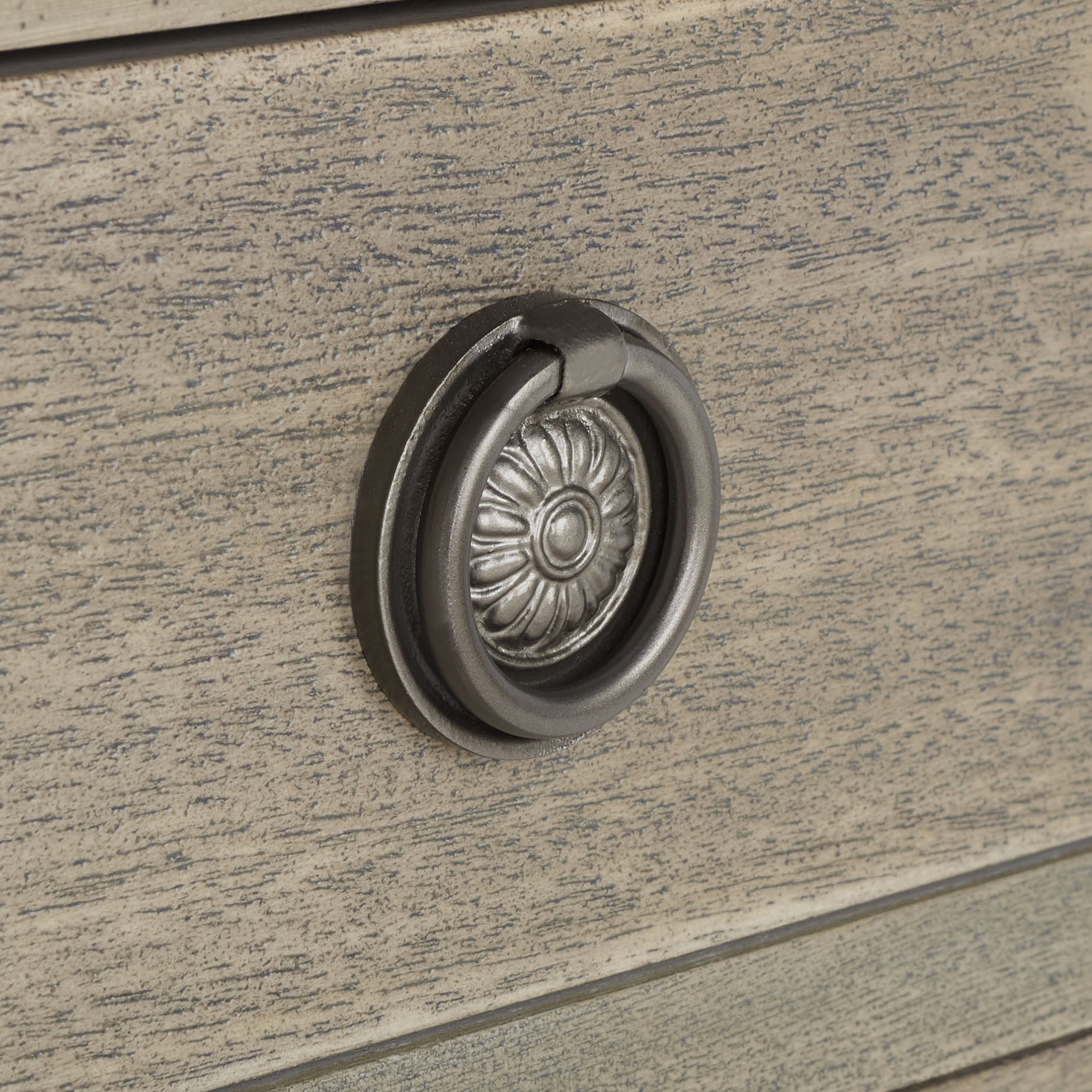 SAFAVIEH Couture Lisabet Contemporary Nightstand with 3 Drawers, Light Grey - Image 6