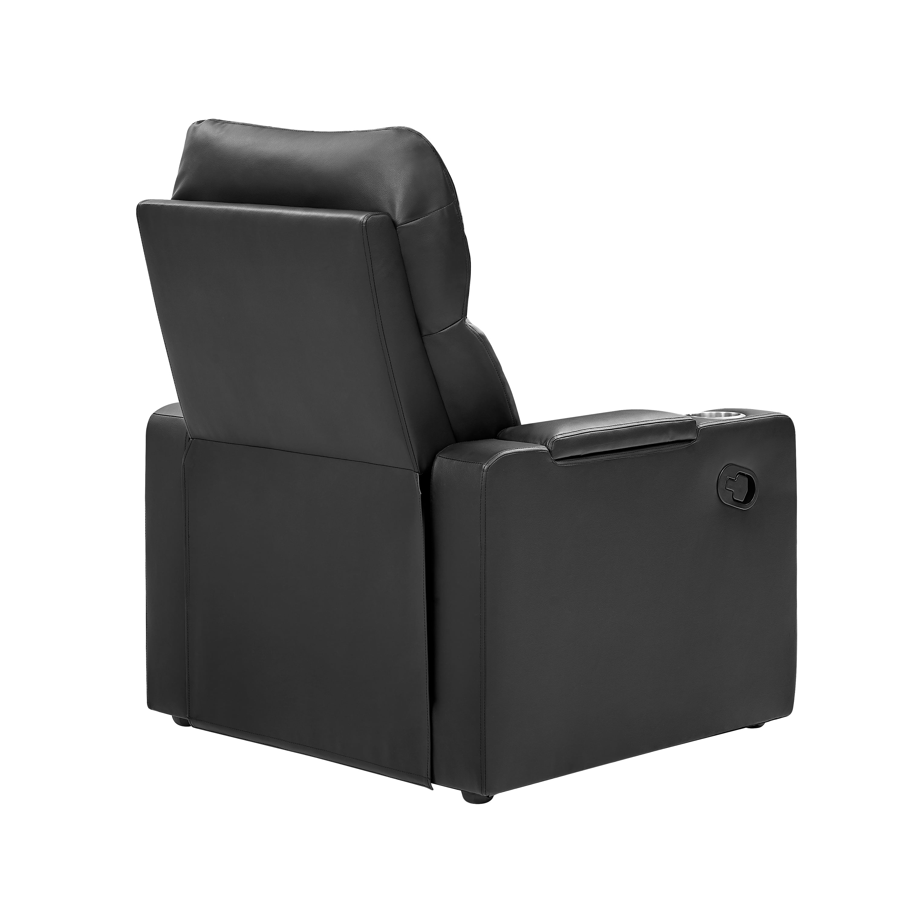 Mainstays Home Theater Recliner with USB charging ports, Faux Leather, Multiple Finishes - Image 9