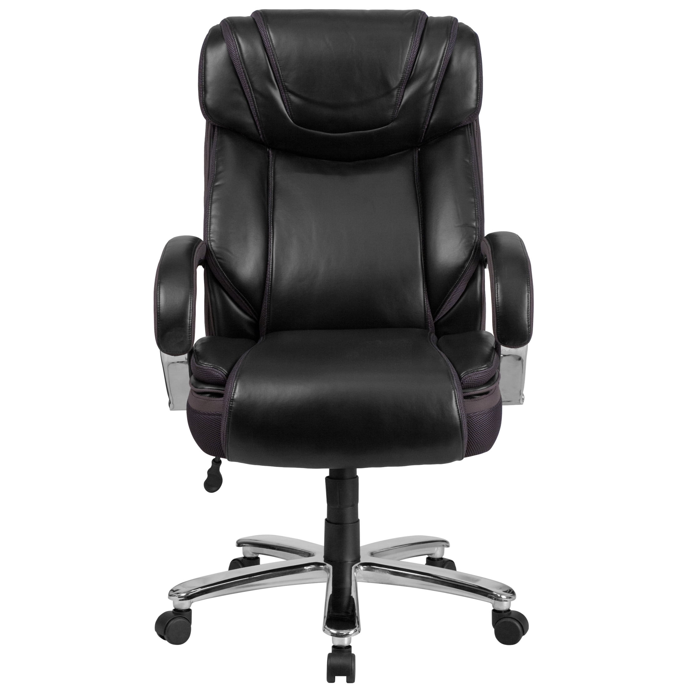 Flash Furniture Hercules Series Big & Tall Ergonomic LeatherSoft Office Chair, Black - Image 17