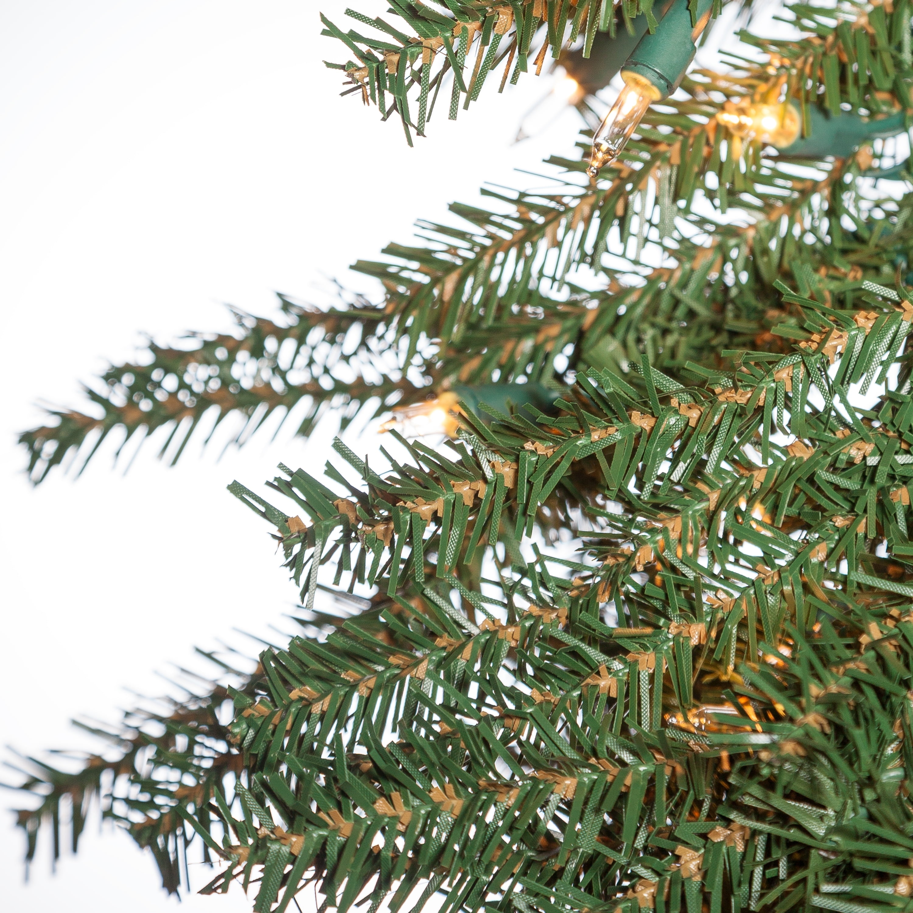 Sterling 6 ft. Pre Lit Clear UL Rustic Alpine Tree - Image 4