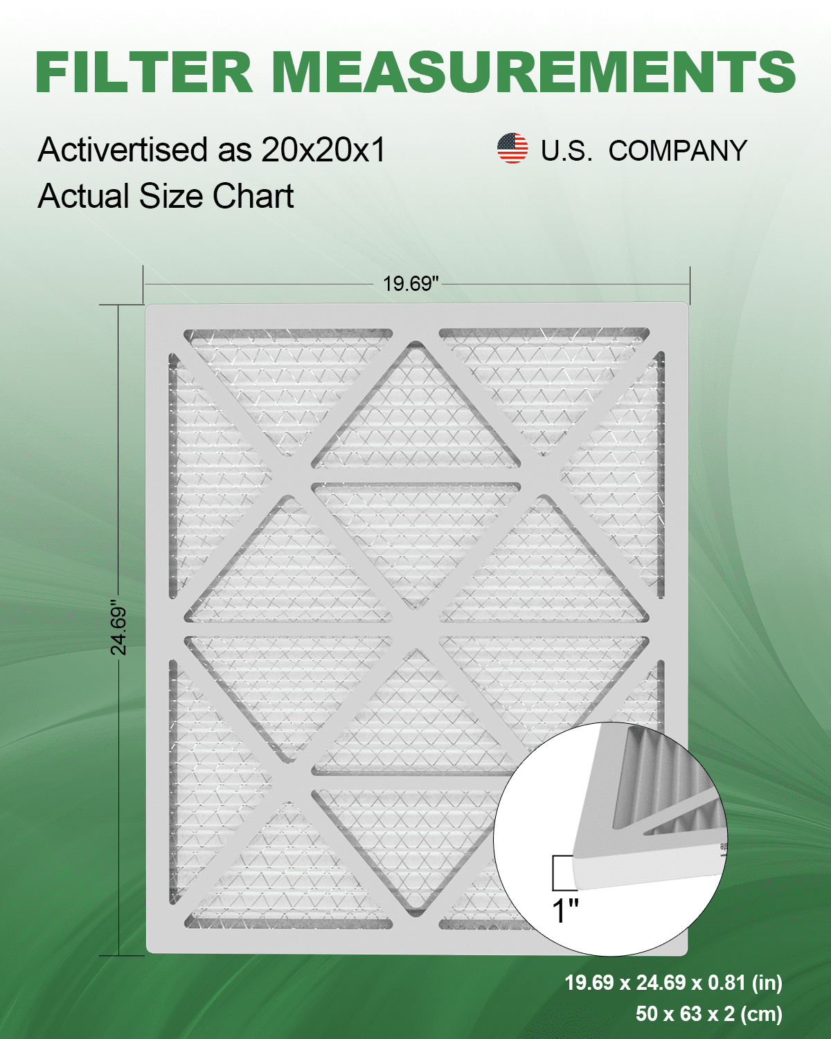 TRIGHTFILTERS 20x24x1 Air Filter MERV 8 Pleated HVAC AC Furnace Filters 6 Pack - Image 5