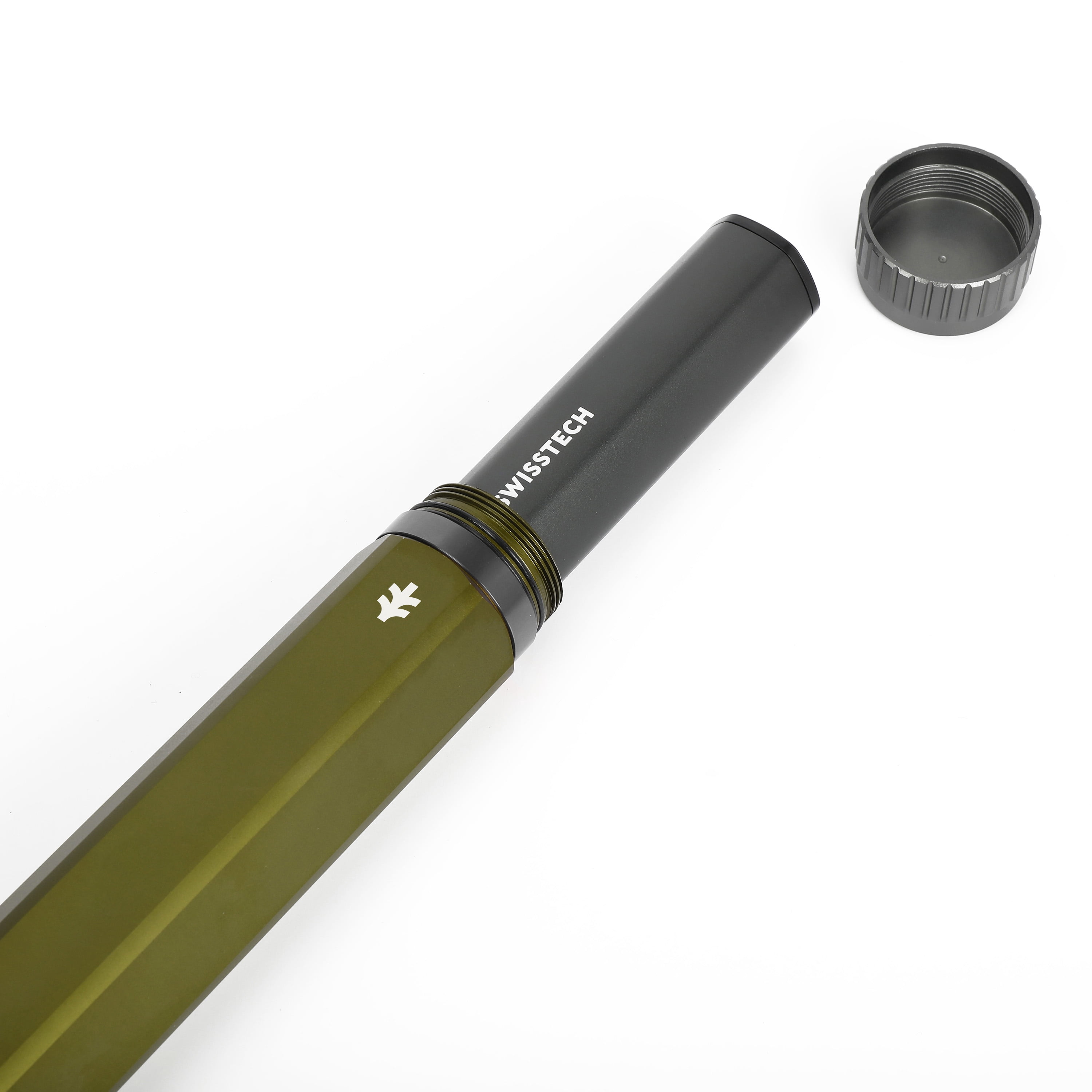 Swiss Tech 7500 Lumen LED Flashlight Rechargeable Dual Power AA/USB, Charging Bank, IP67 Waterproof - Image 4