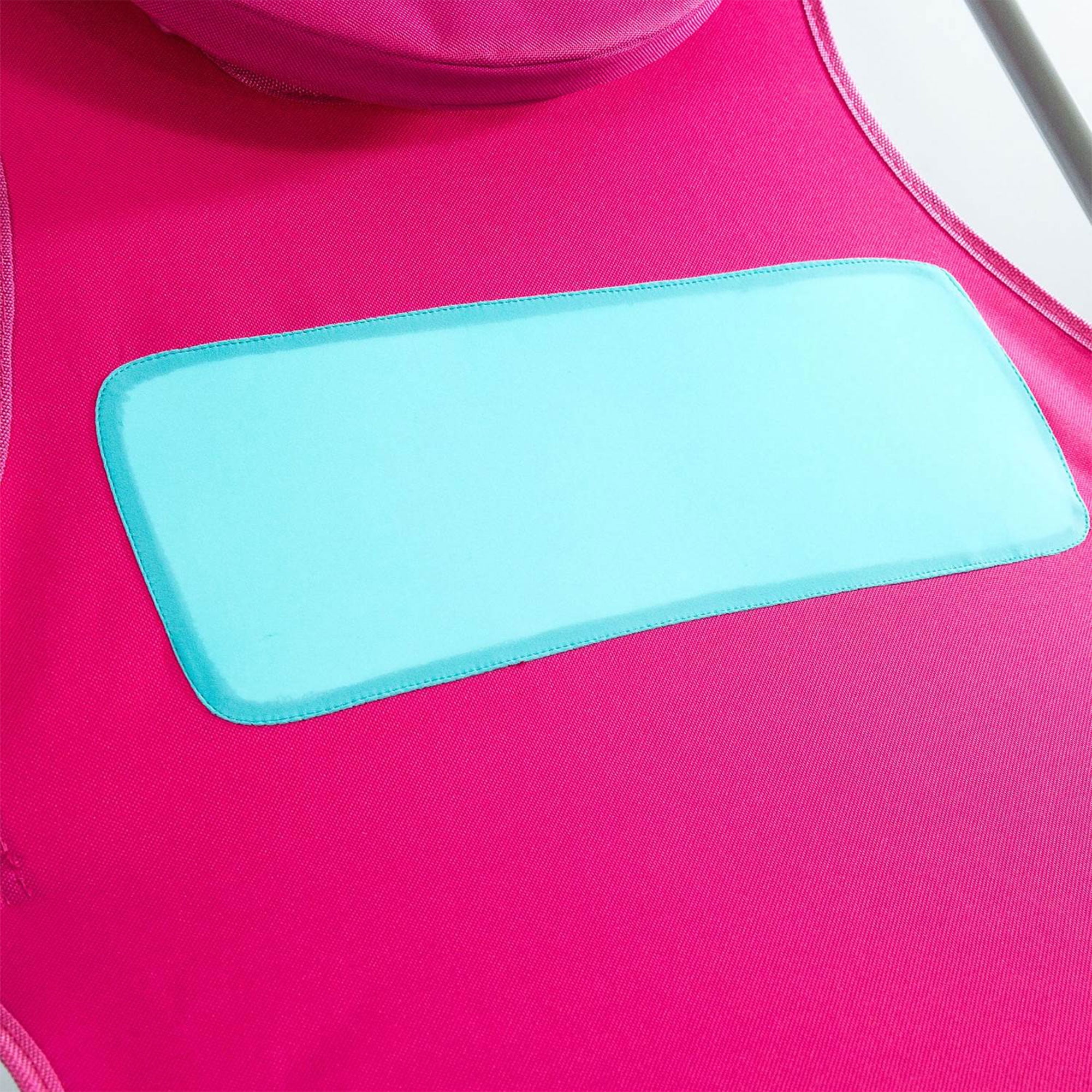 Ostrich Ladies Comfort Adjustable Lounger Beach Chaise - Pink, Polyester, Steel - Image 3