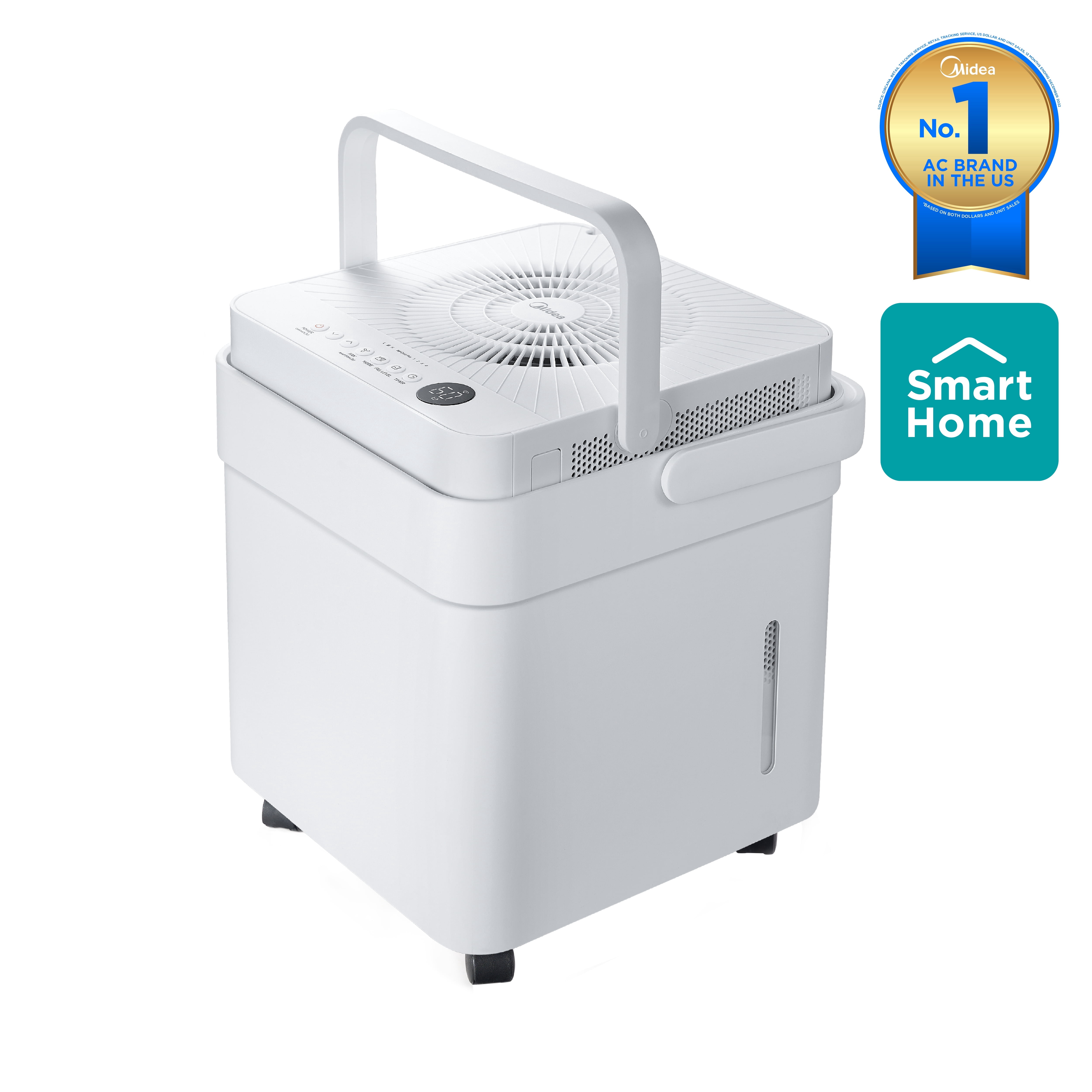 Midea Midea Cube 50 Pints 4500 Sq Ft Dehumidifier in White - Bucket Full Indicator - Image 10