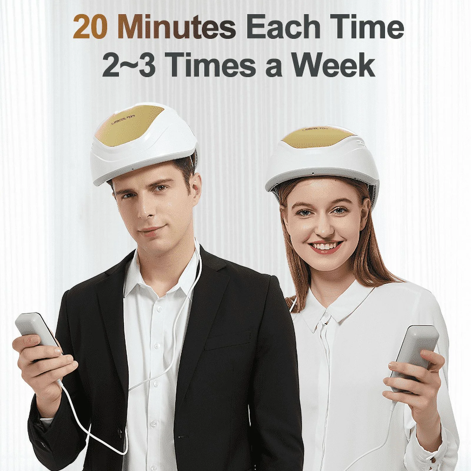 Lescolton Hair Growth Device,Laser Hair Growth Helmet,Hair Loss Treatments Cap for Men and Women,Rechargeable - Image 6