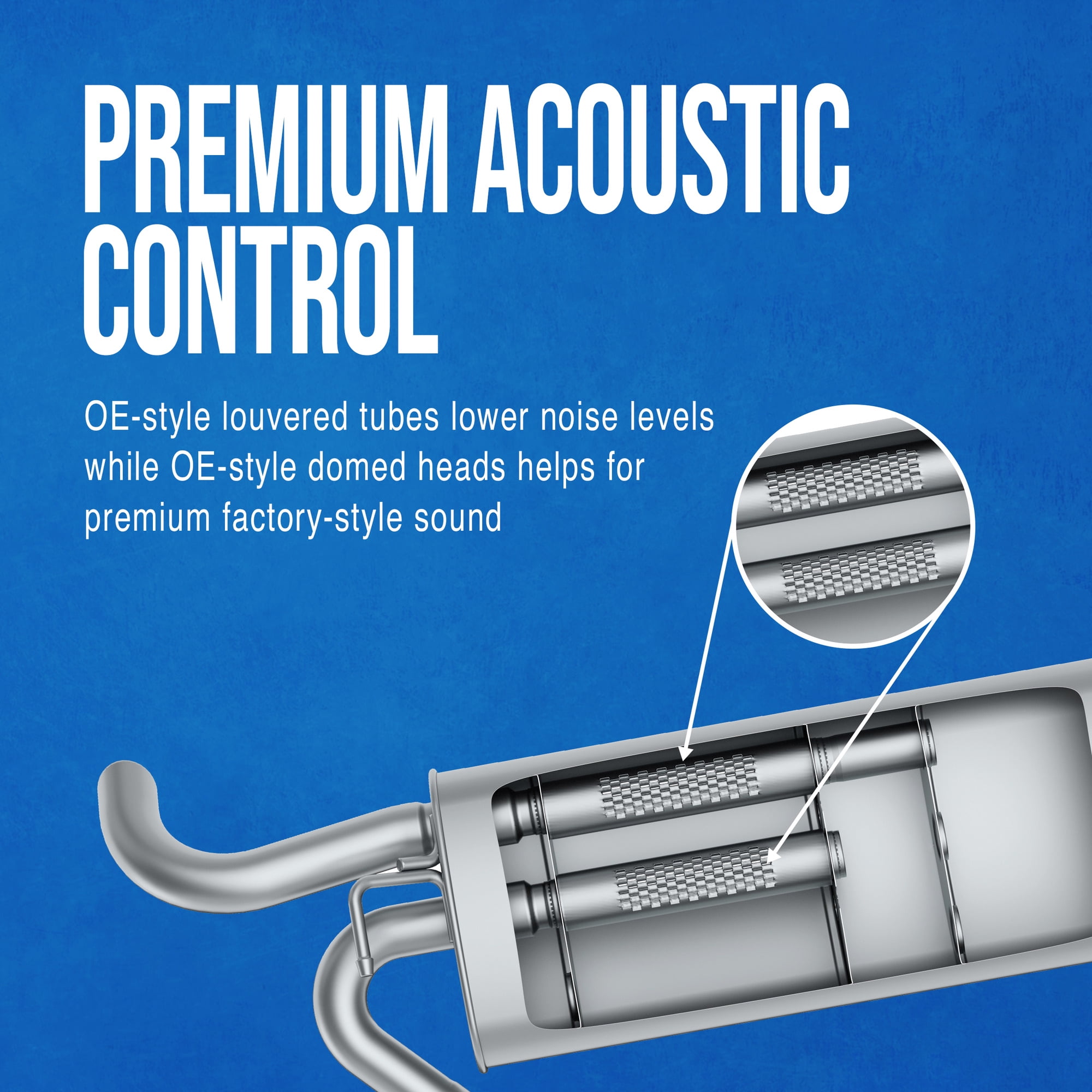 Walker Exhaust Quiet-Flow 50065 Exhaust Muffler Assembly Fits select: 2008 ,2011 JEEP WRANGLER UNLIMITED - Image 3