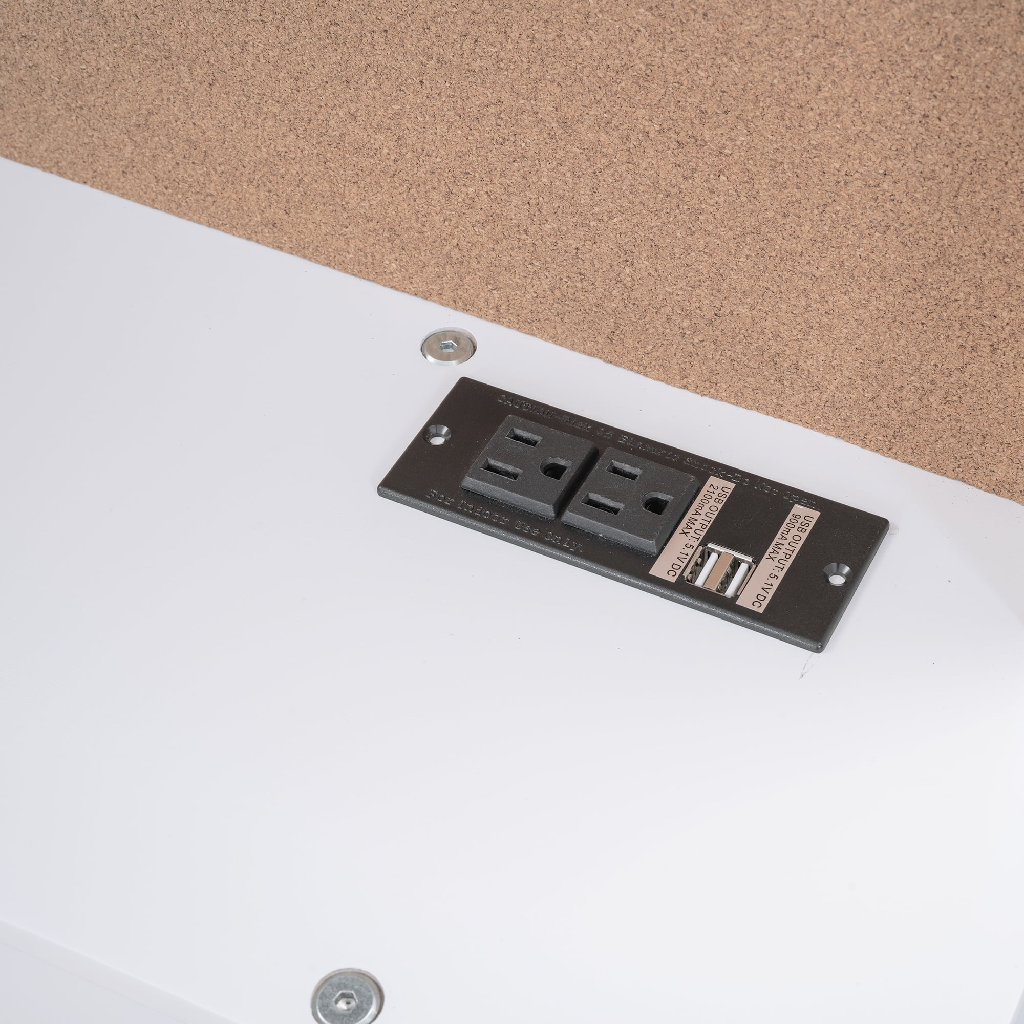 Euroco Wood Twin Size Daybed,Captain Bed with Blackboard,Cork Board,USB Charging - Image 16