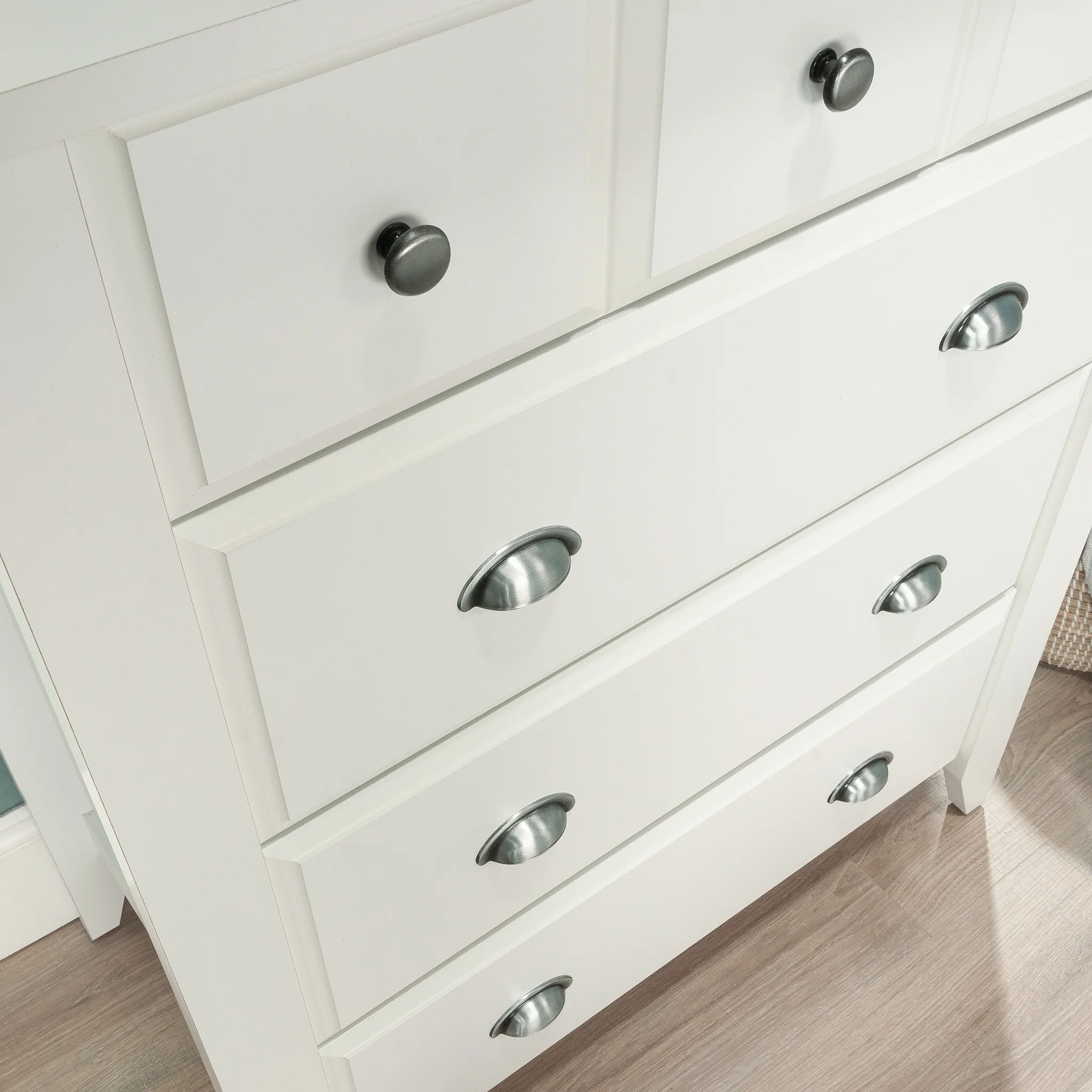 Sauder Shoal Creek 4 Drawer Chest, Soft White Finish - Image 16