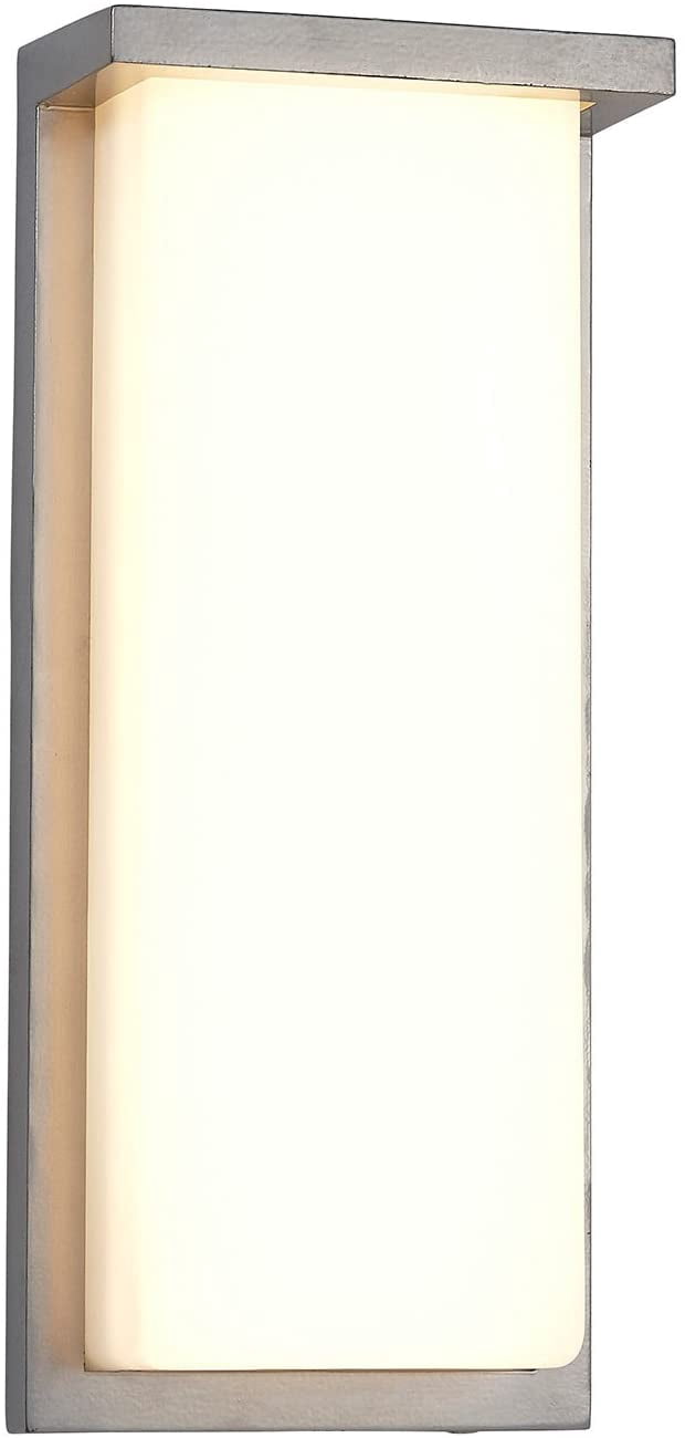 Hamilton Hills Flush Mountmodern Outdoor Wall Sconce Squared 14" Bright Clean - Image 2