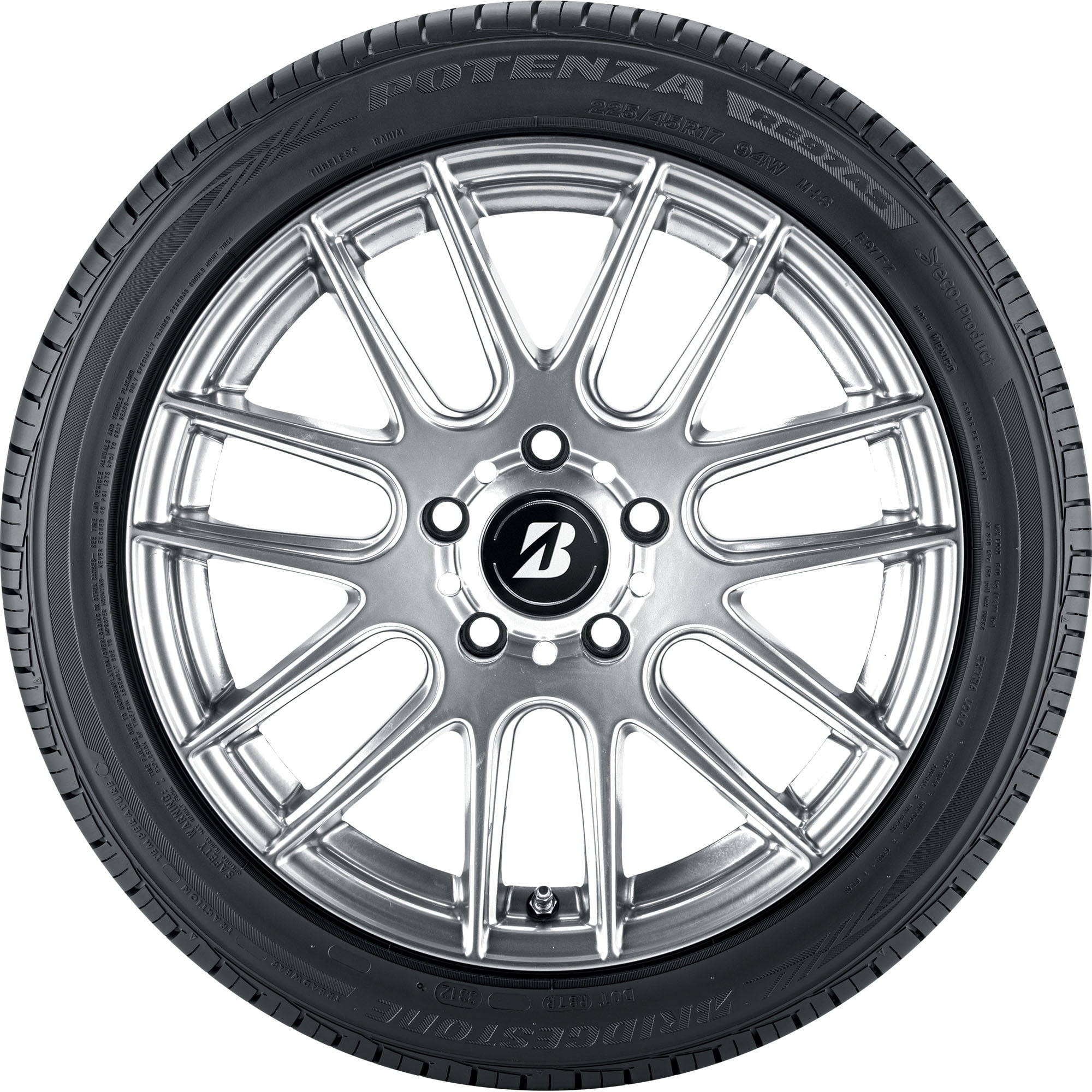 Bridgestone Potenza RE97AS All Season 245/40R20 95V Passenger Tire Fits: 2014-16 Chevrolet Impala LTZ, 2017-18 Chevrolet Impala LT - Image 4