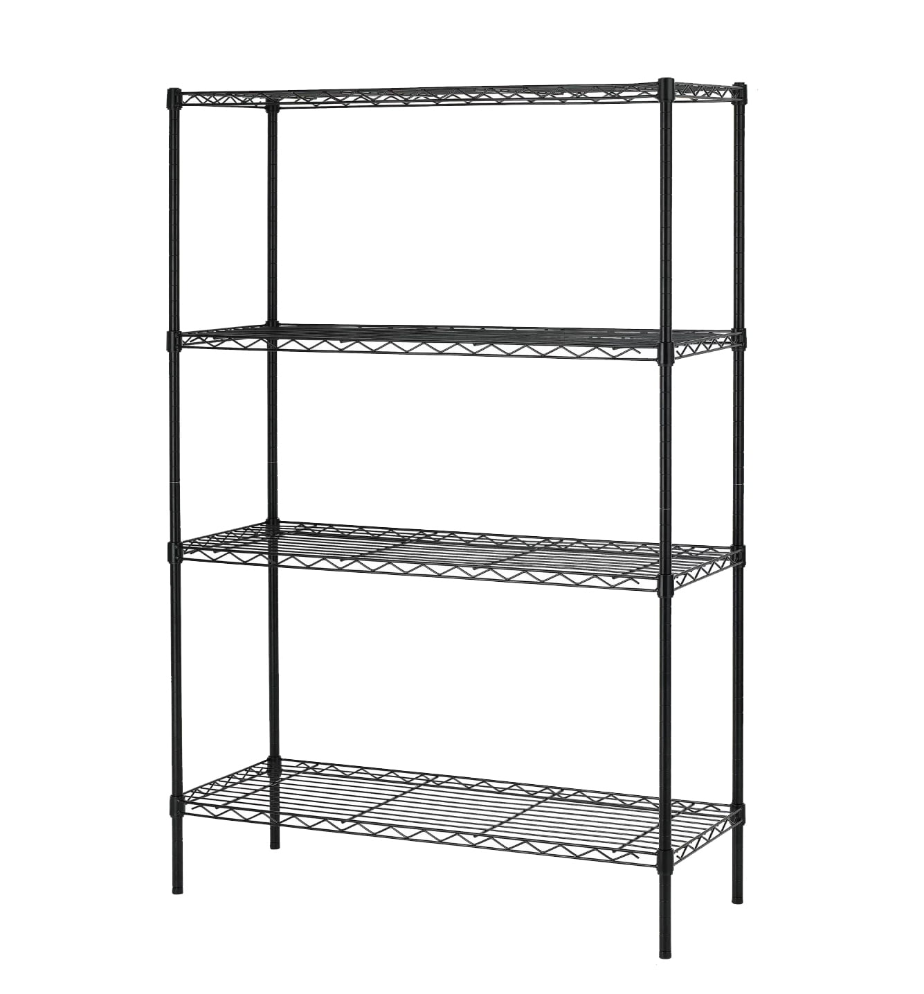 SUGIFT 4 Shelf Wire Shelving, Adjustable Storage Shelf Metal Storage Rack Wire Shelving Unit 1000Lbs Capacity 36" L x 14" W x 54" H - Image 4