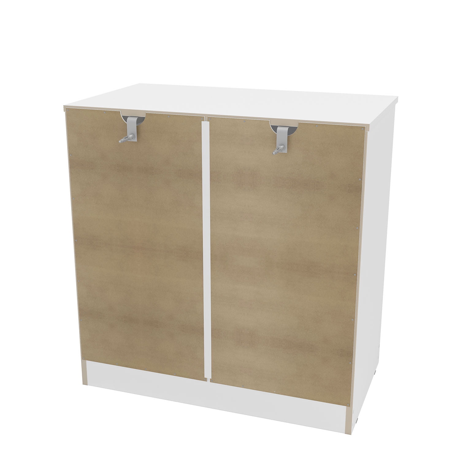 Polifurniture Juliette Modern 3 Drawer Wood Dresser, White - Image 8