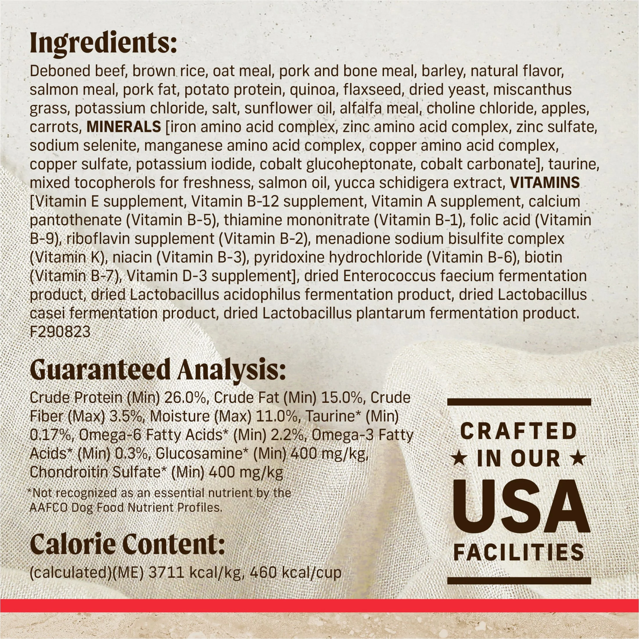 Merrick Healthy Grains Premium Adult Dry Dog Food, Wholesome And Natural Kibble With Beef And Brown Rice, 33.0 lb. Bag - Image 10