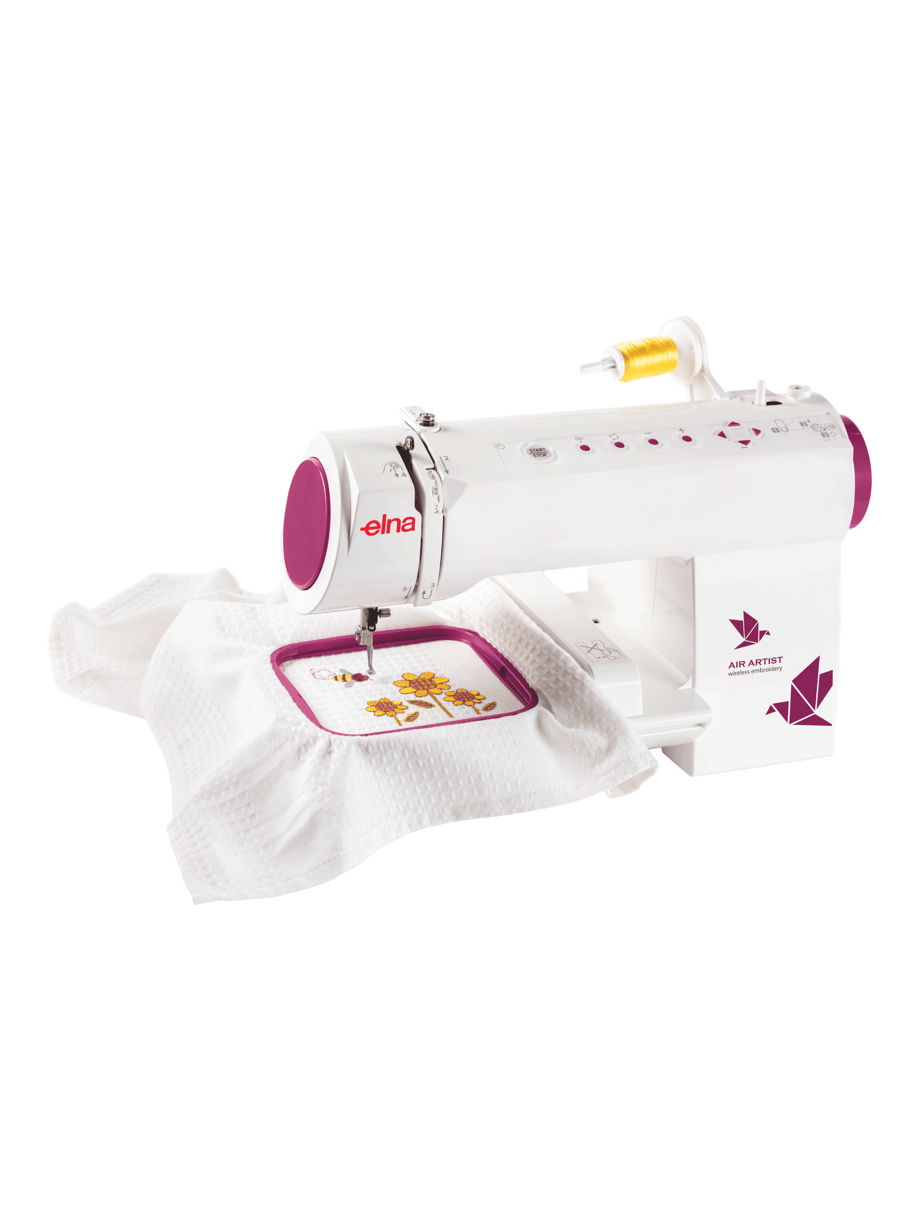 Elna Air Artist WiFi Enabled Embroidery Machine with 260 Built-In Designs and 12 Fonts - Image 8