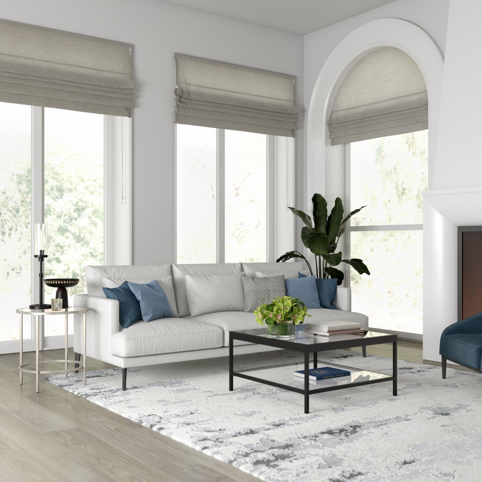 Evelyn&Zoe Alexis 32" Wide Square Coffee Table, Blackened Bronze - Image 5