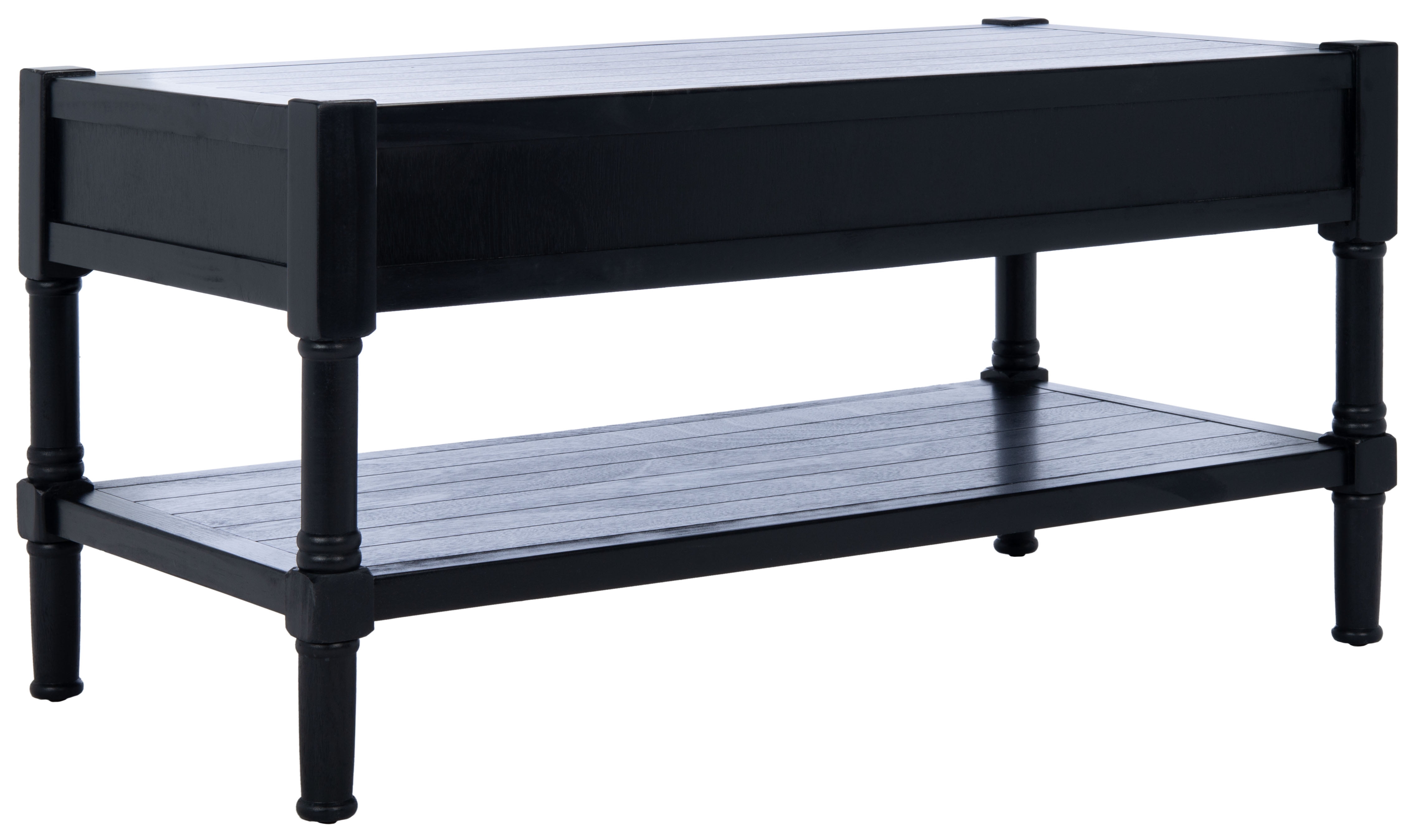 SAFAVIEH Filbert Solid 2 Drawer Coffee Table, Black - Image 13