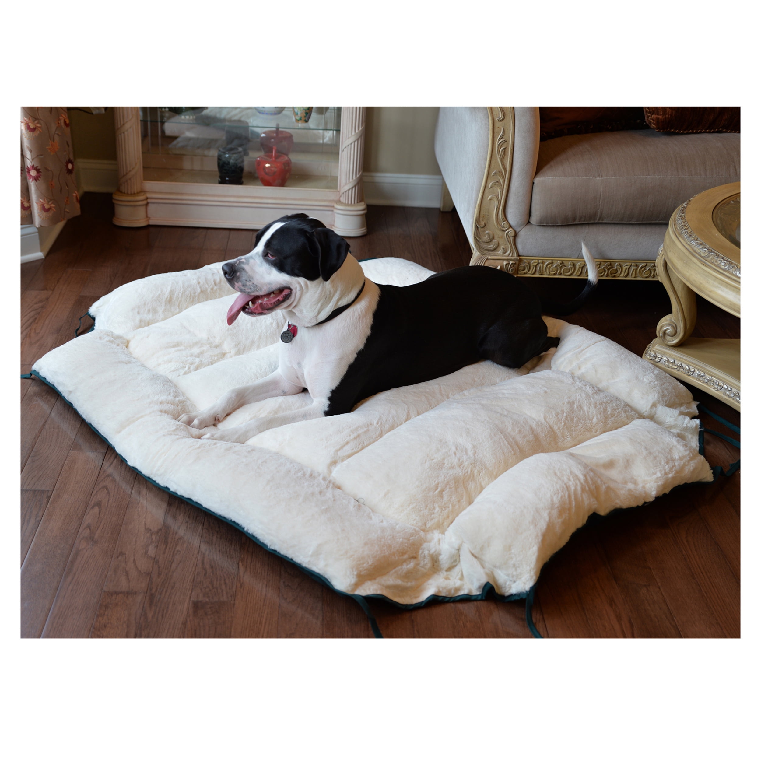 Armarkat Pet Bed 64-Inch by 50-Inch D04HML/MB-Xtra Large, Green & Ivory - Image 4