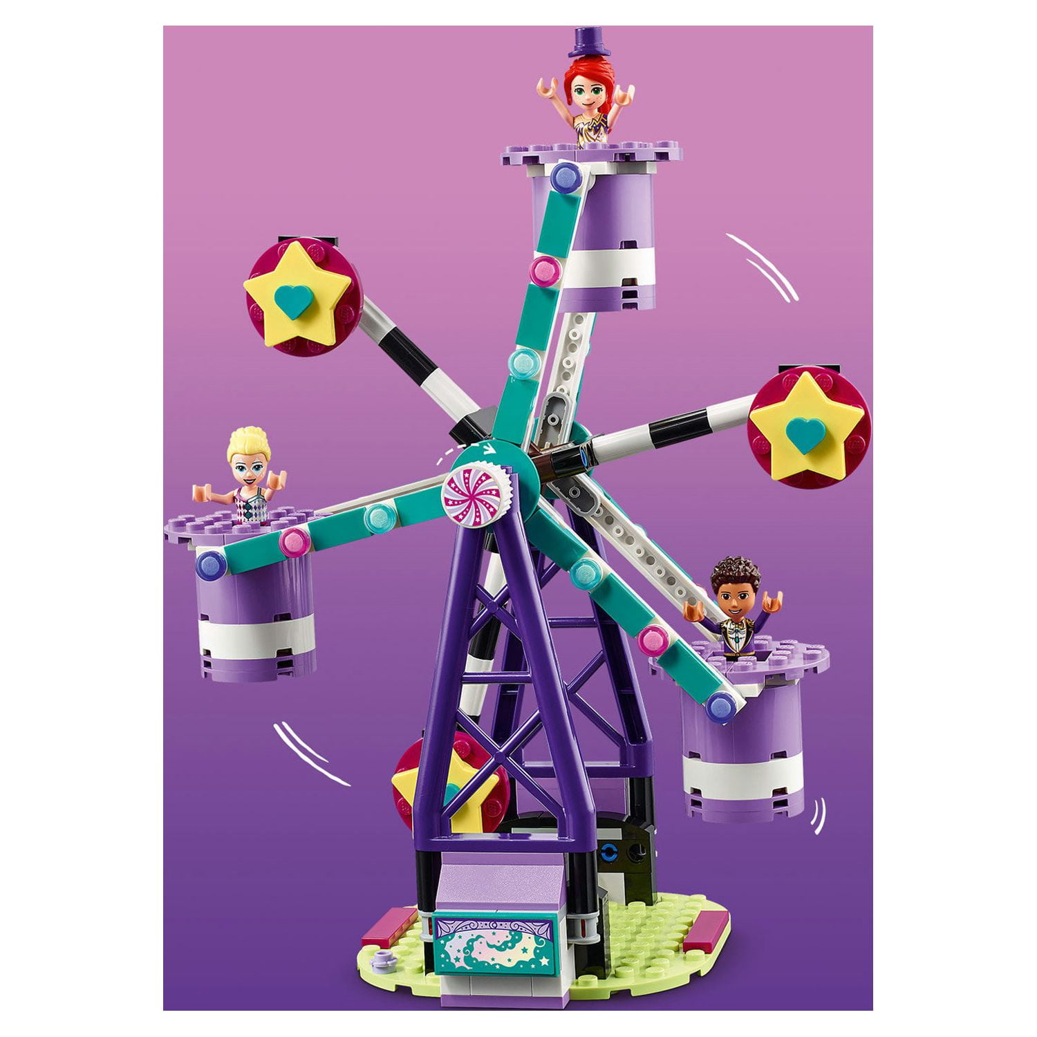 LEGO Magical Ferris Wheel and Slide 41689 Building Set (545 Pieces) - Image 8