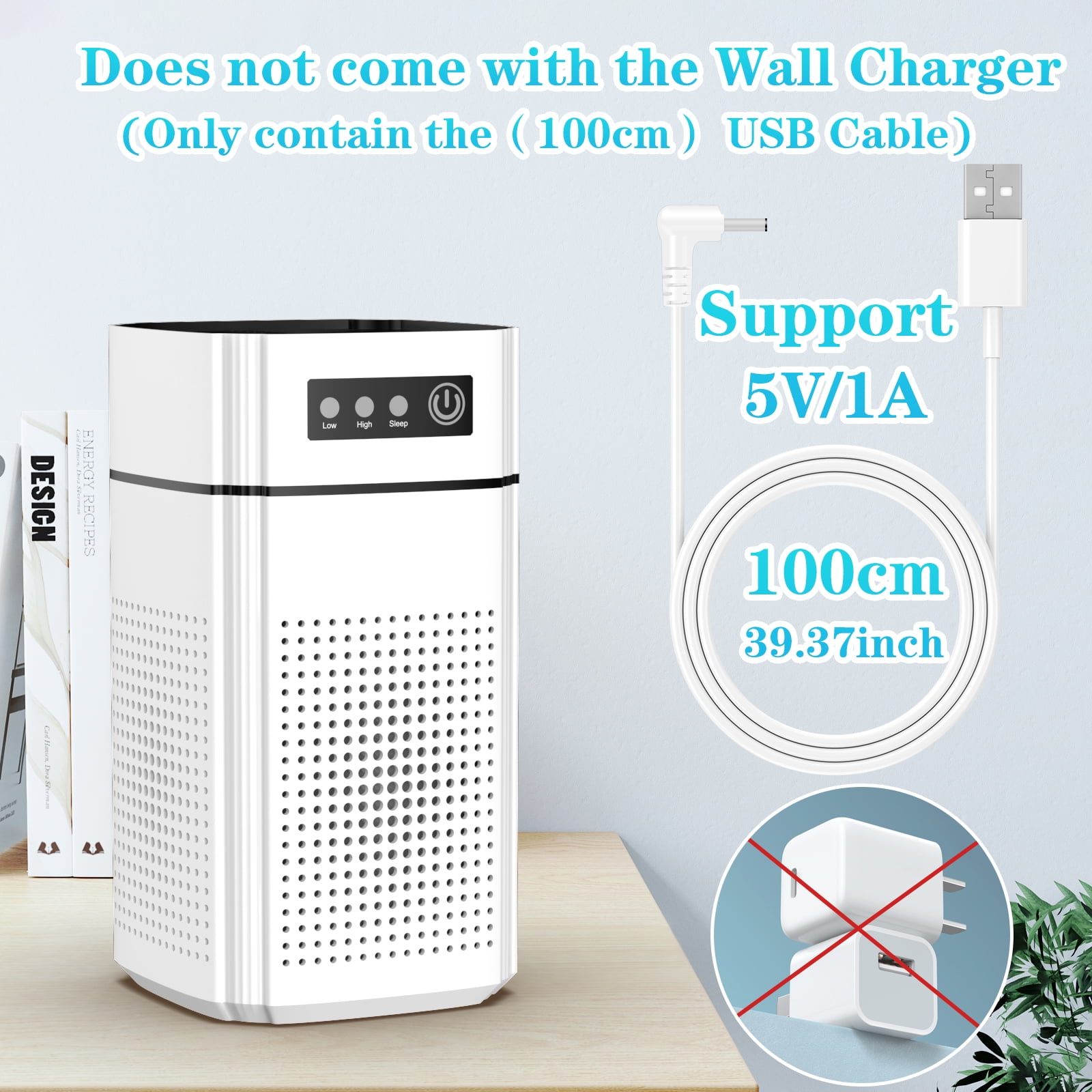 AIRFIRE Air Purifier, AP202 HEPA Air Purifiers for allergies & asthma, Wildfire, Pet Fur, Pollen, 1 PCS, White - Image 9