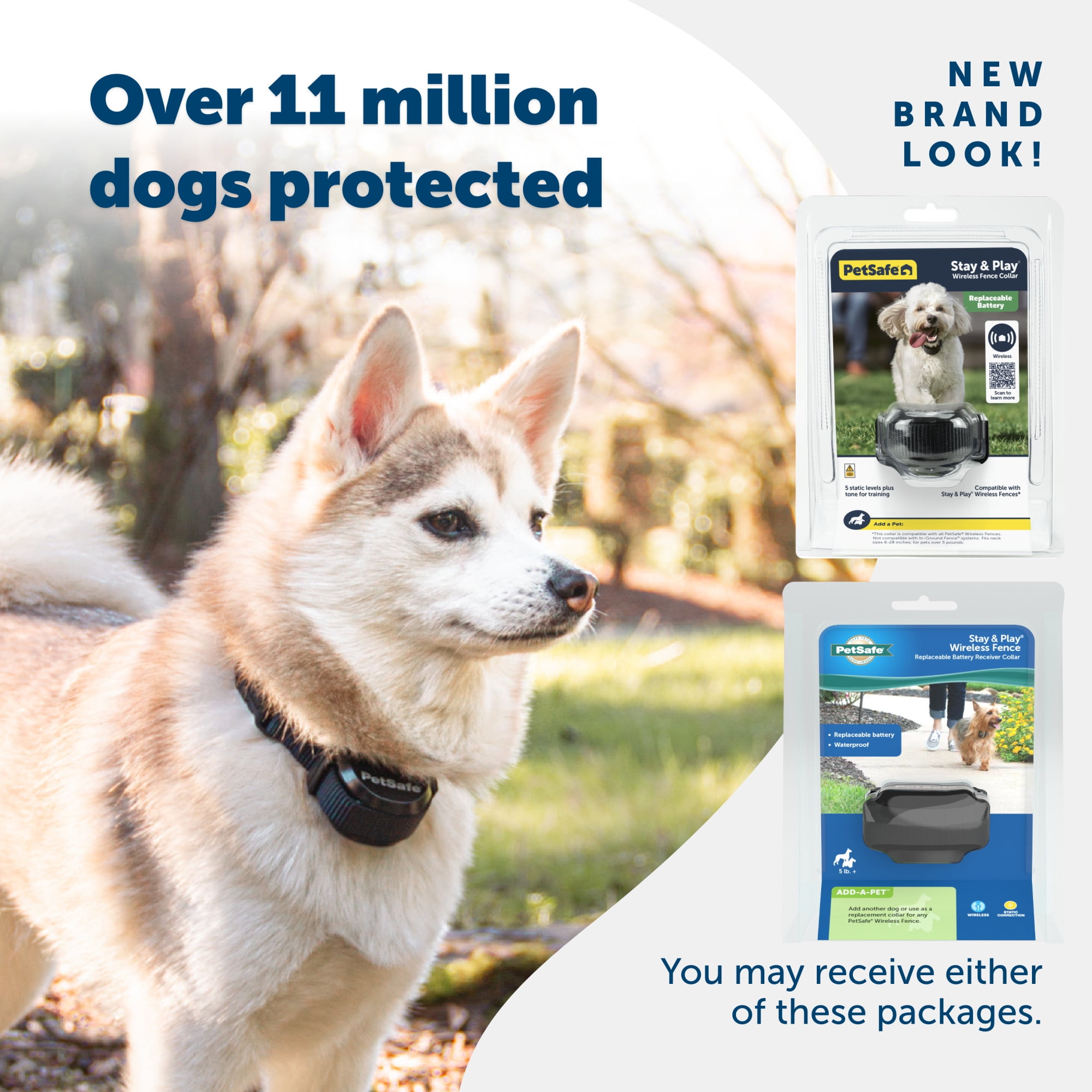 PetSafe Stay & Play Wireless Fence with Replaceable Battery Dog & Cat Collar, Waterproof - Image 5