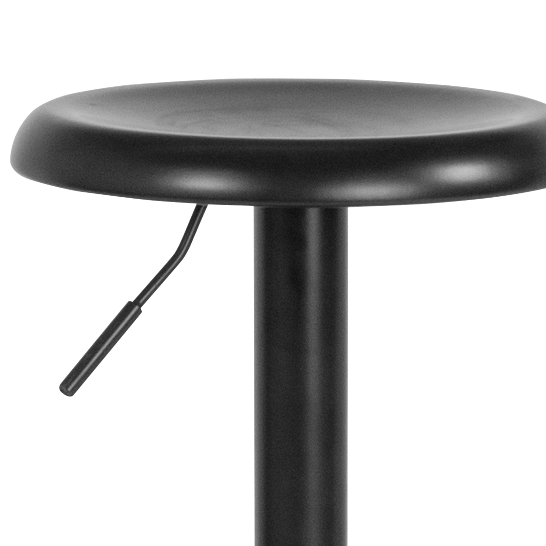 Flash Furniture Madrid Retro Adjustable Barstool, Black - Image 2