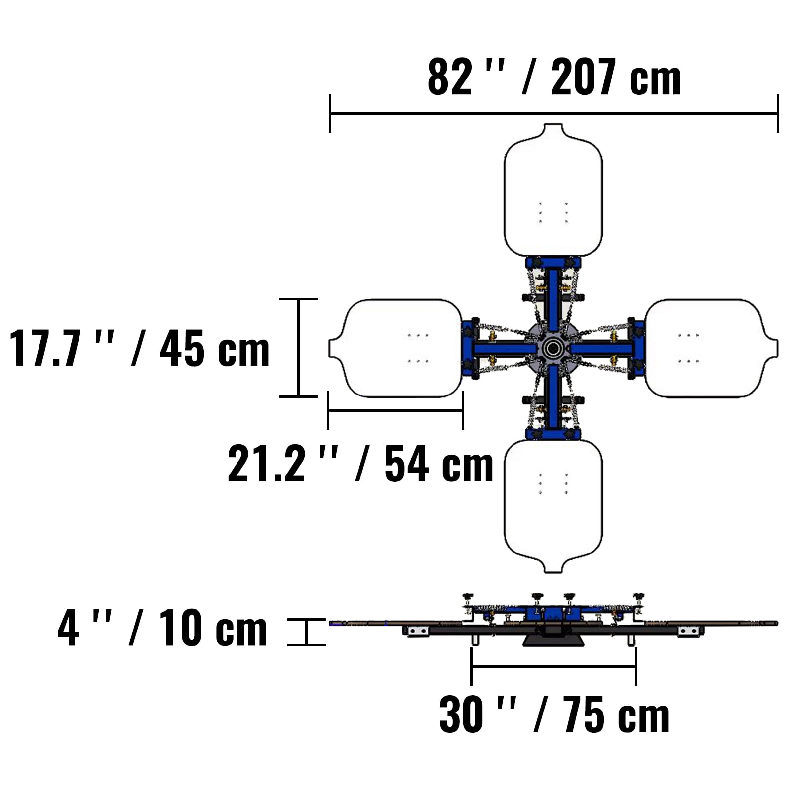 SKYSHALO 4 Color 4 Station Silk Screening Screenprint Press Screen Printing Machine - Image 3