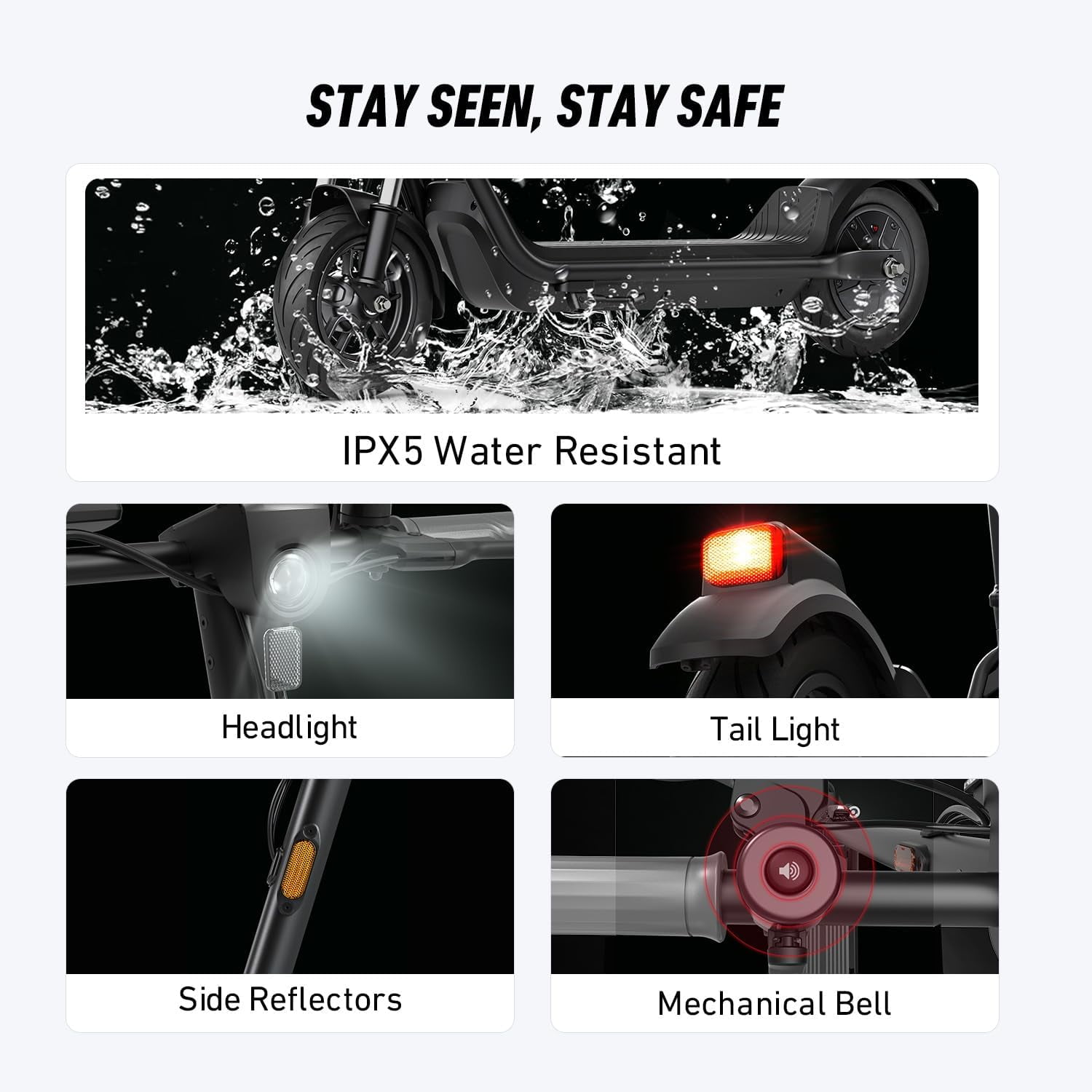 Niu KQi 100P Electric Kick Scooter, Ages 8+ - Image 12