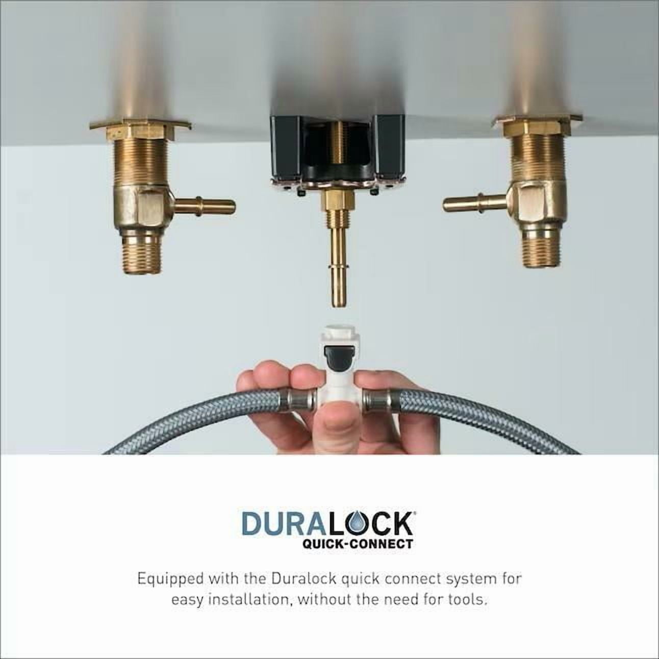 Moen Doux Black Two-Handle Bathroom Faucet - Image 4