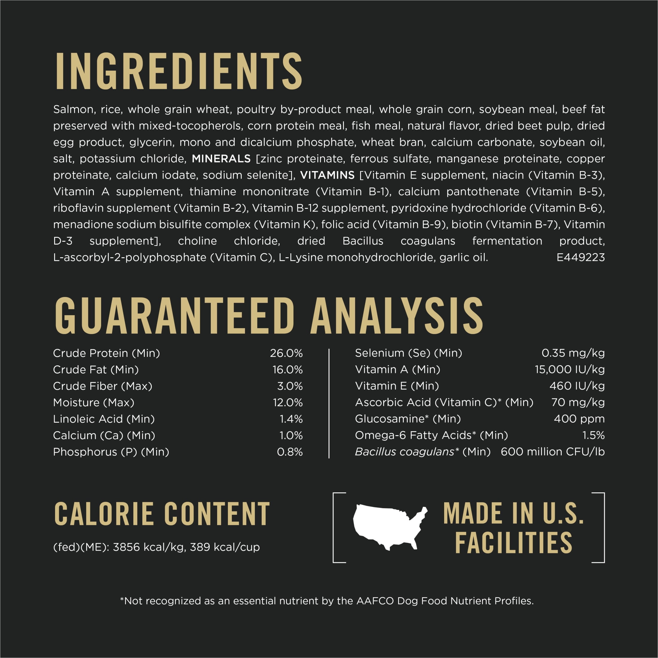 Purina Pro Plan Complete Essetials for Adult Dogs Salmon Rice, 17 lb Bag - Image 8