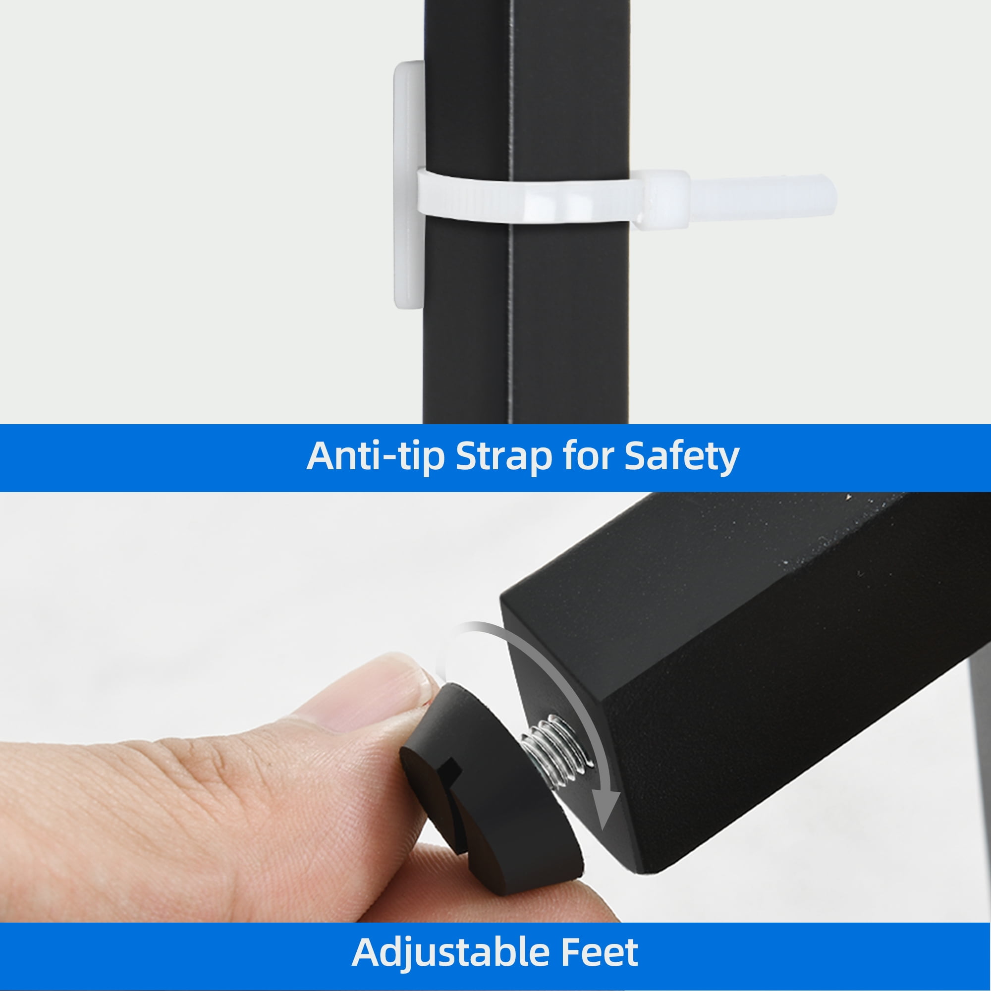 Dextrus Corner Bar Cabinet with Wine & Glass Rack, Storage Cabinet & Adjustable Shelf, Rustic Brown - Image 3