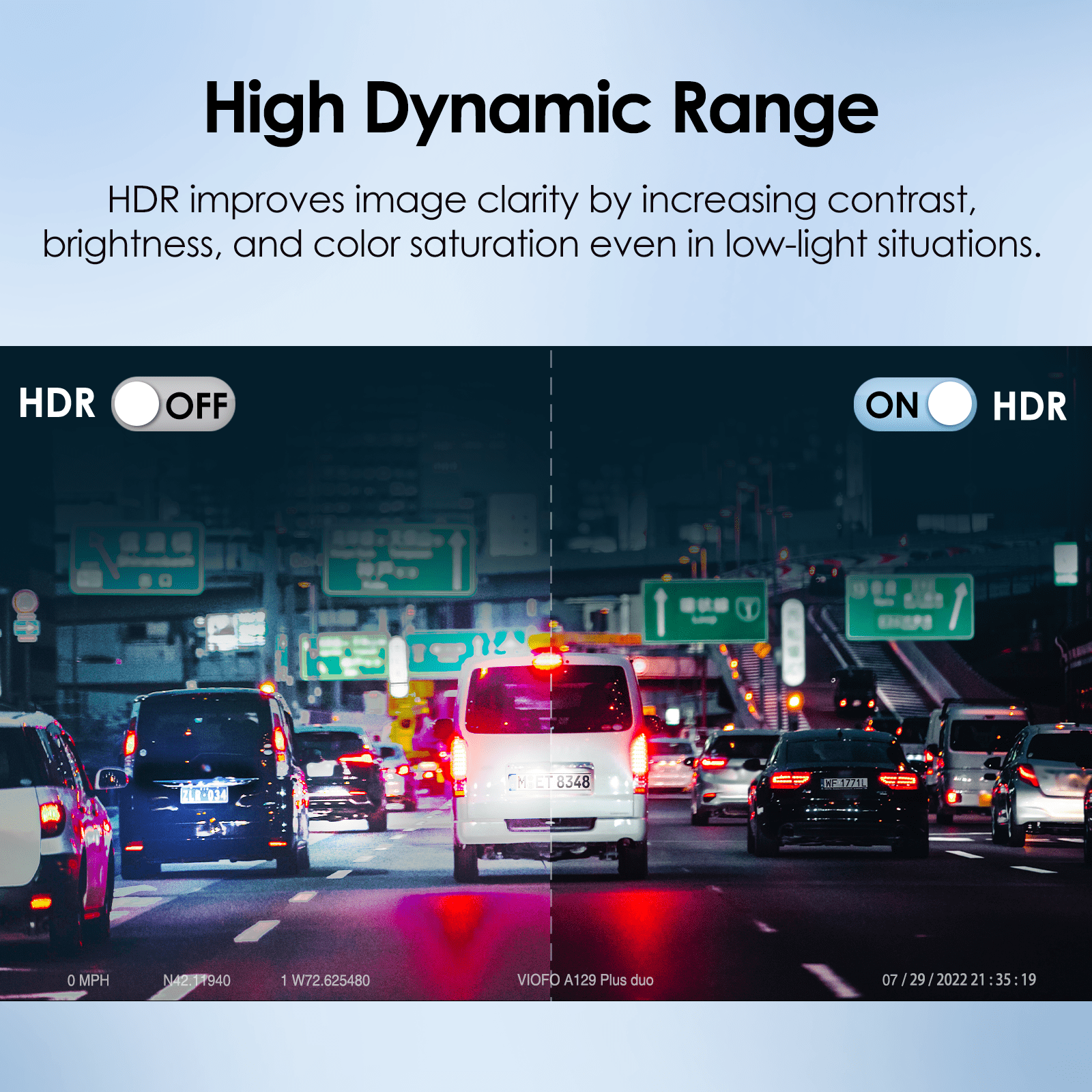 VIOFO A129 Plus Duo Dash Cam 2K 1440P 60FPS + 1080P 30FPS Wi-Fi GPS - NEW - Image 8