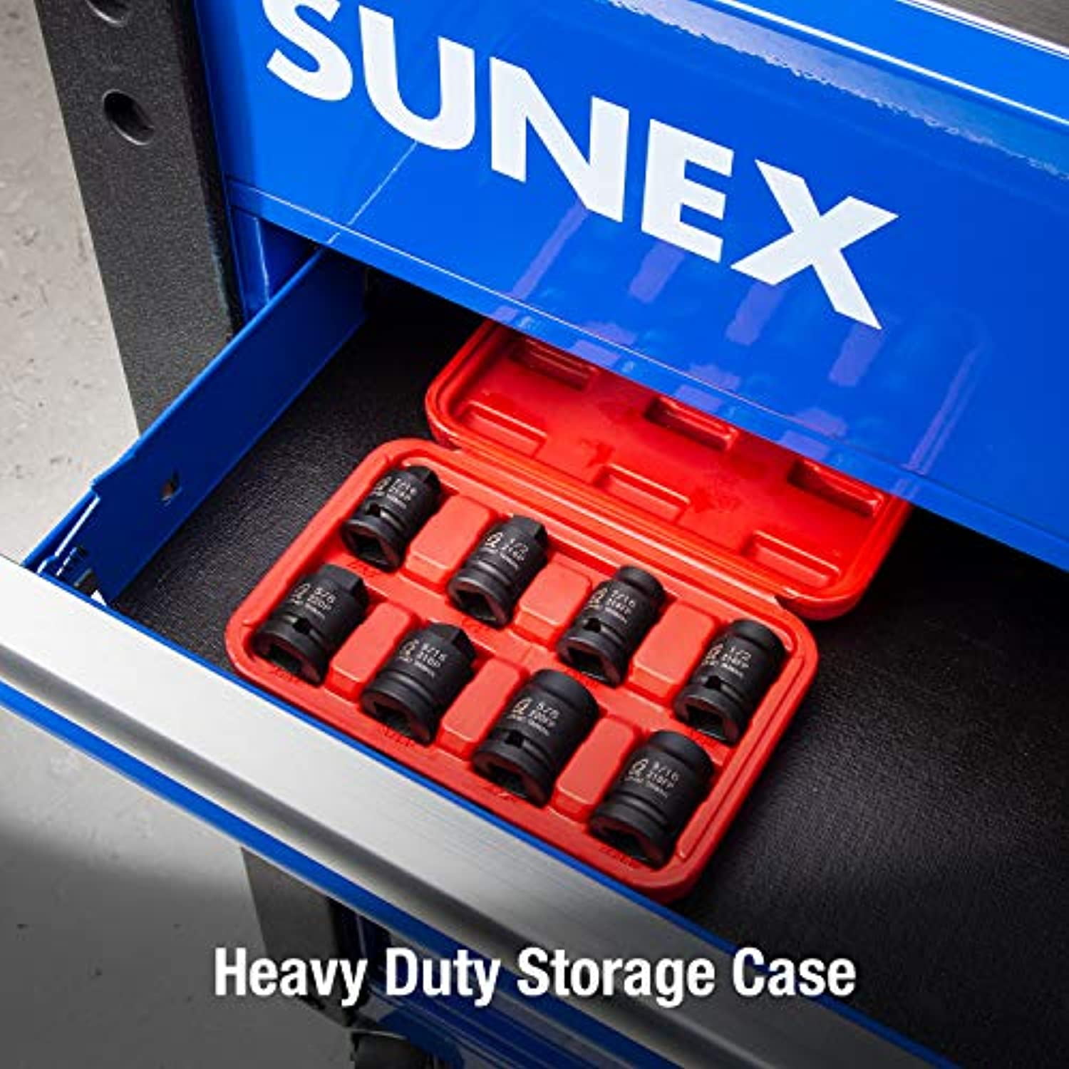 Sunex 2841 8-Piece 1/2 in. Drive Pipe Plug Impact Socket Set - Image 11