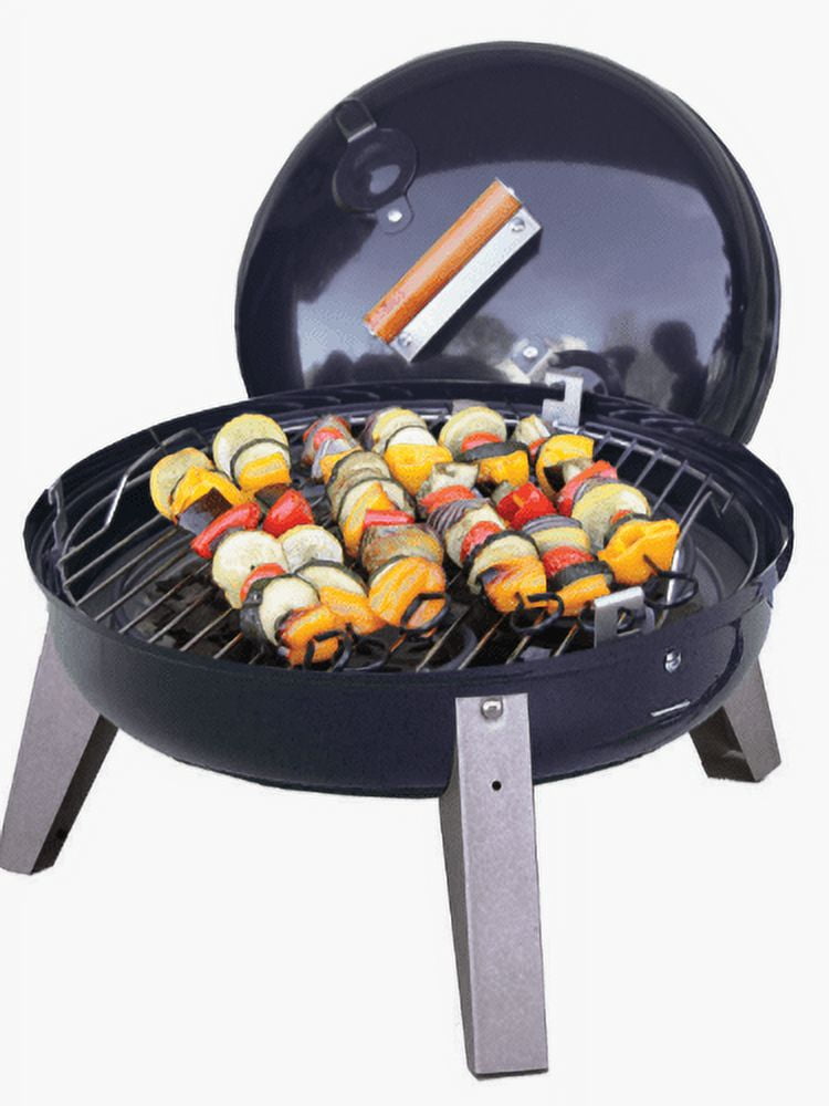 Americana Lock 'N Go Portable Steel Charcoal Grill - Black - Image 6