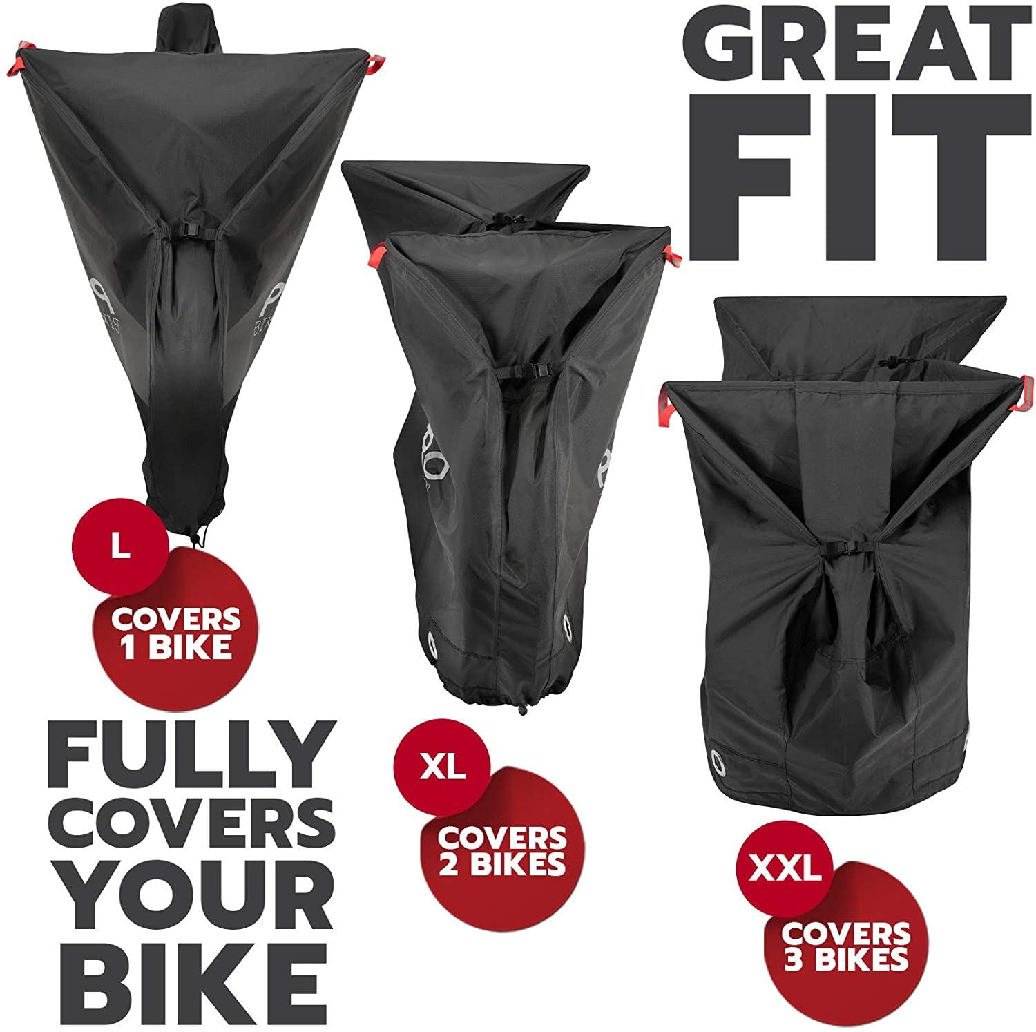 PRO BIKE TOOL Bike Cover Travel Size For Outdoor Storage (Large) - Image 4