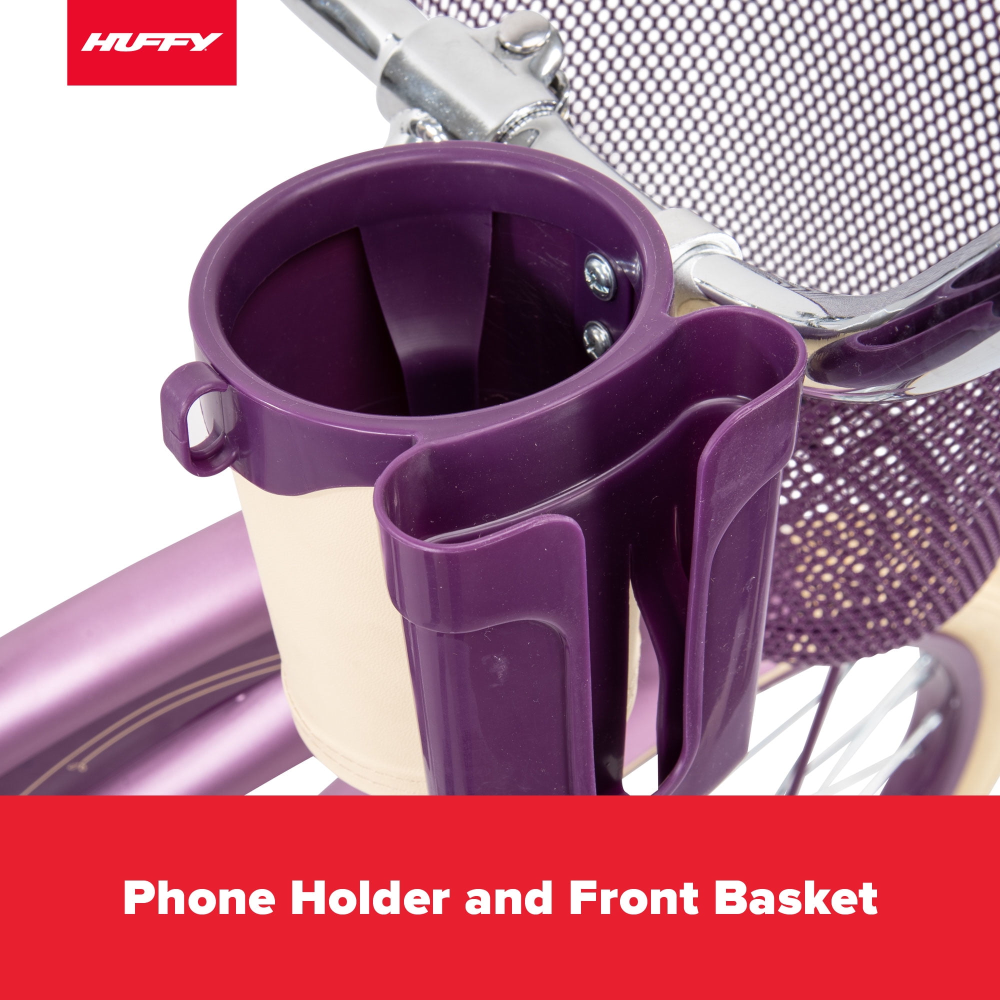 Huffy 24" Nel Lusso Cruiser Bike, Fits Riders 4'8" - 5'8", Purple, Adult, Women's - Image 4